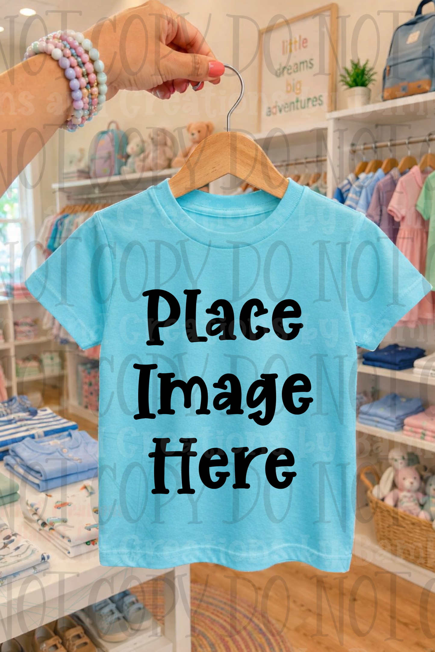 Variety of Boutique Style Shop Adult and Children Apparel Mock Ups (Various Brands)