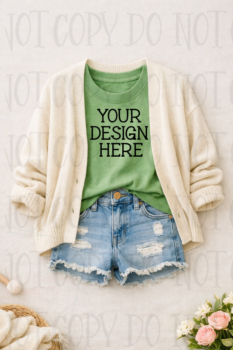 Mommy and Me Boutique Themed Apparel Mock Ups