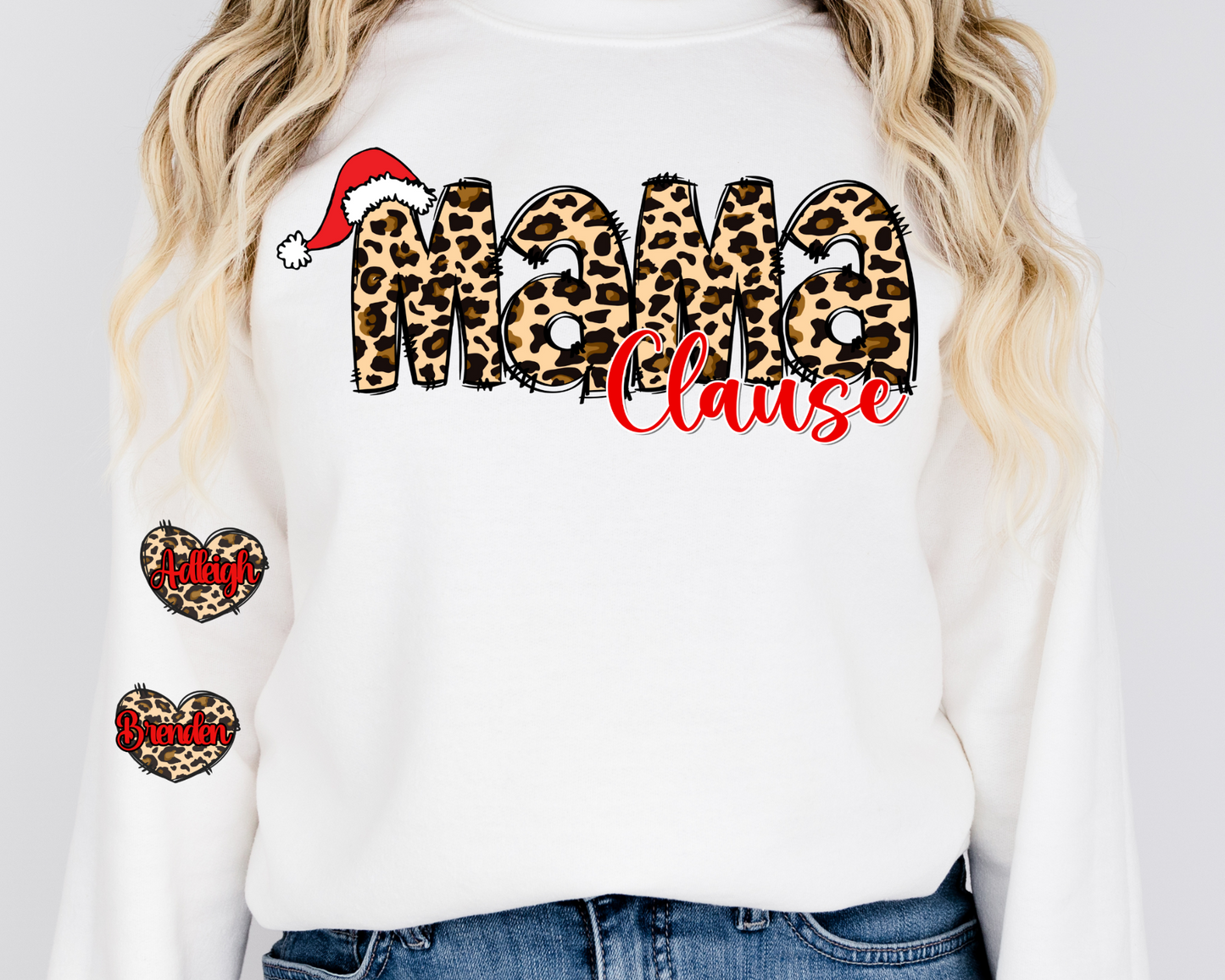 Leopard Custom Personalized Mama Clause