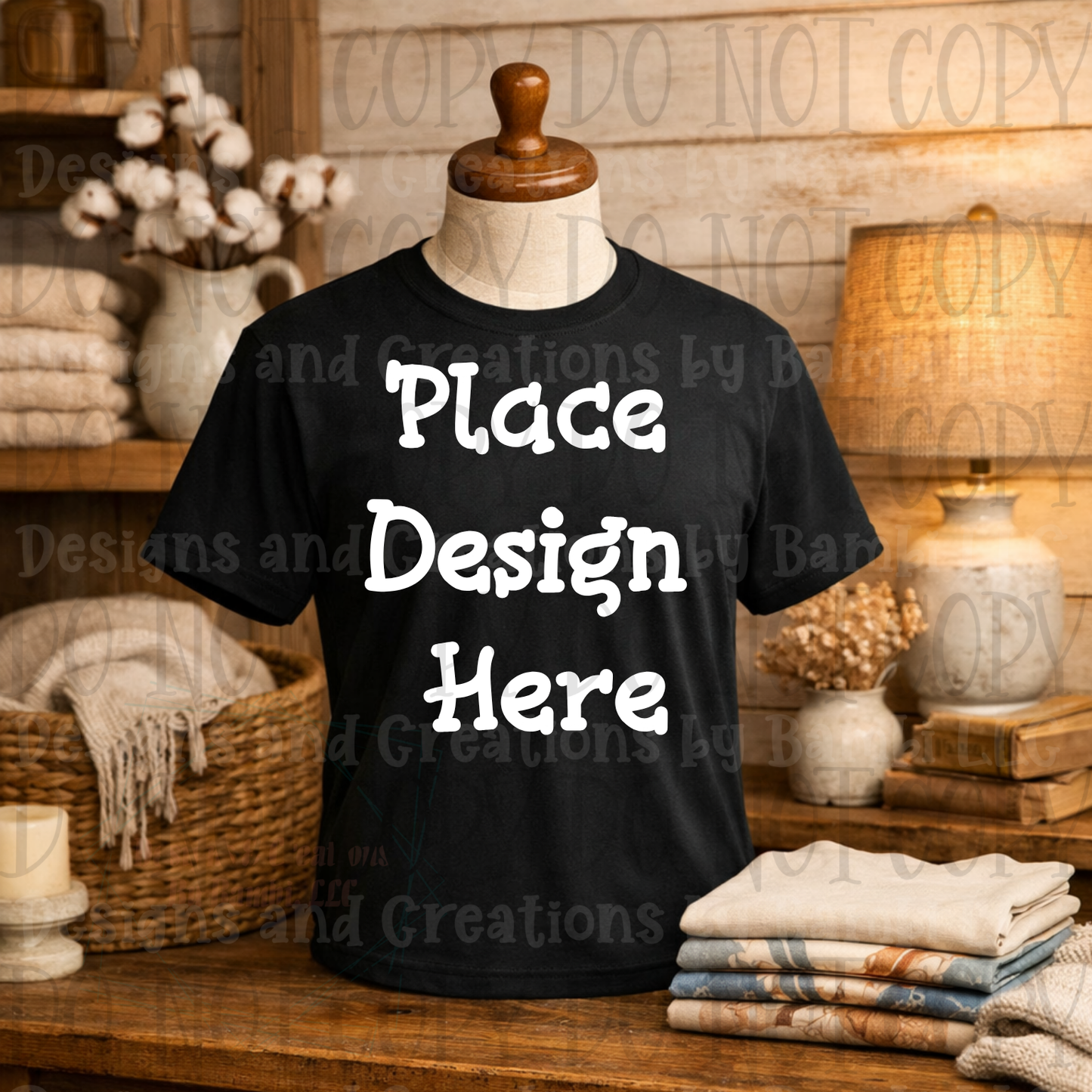 Variety of Western Style Themes and Scene Apparel Mock Ups (Various Brands)