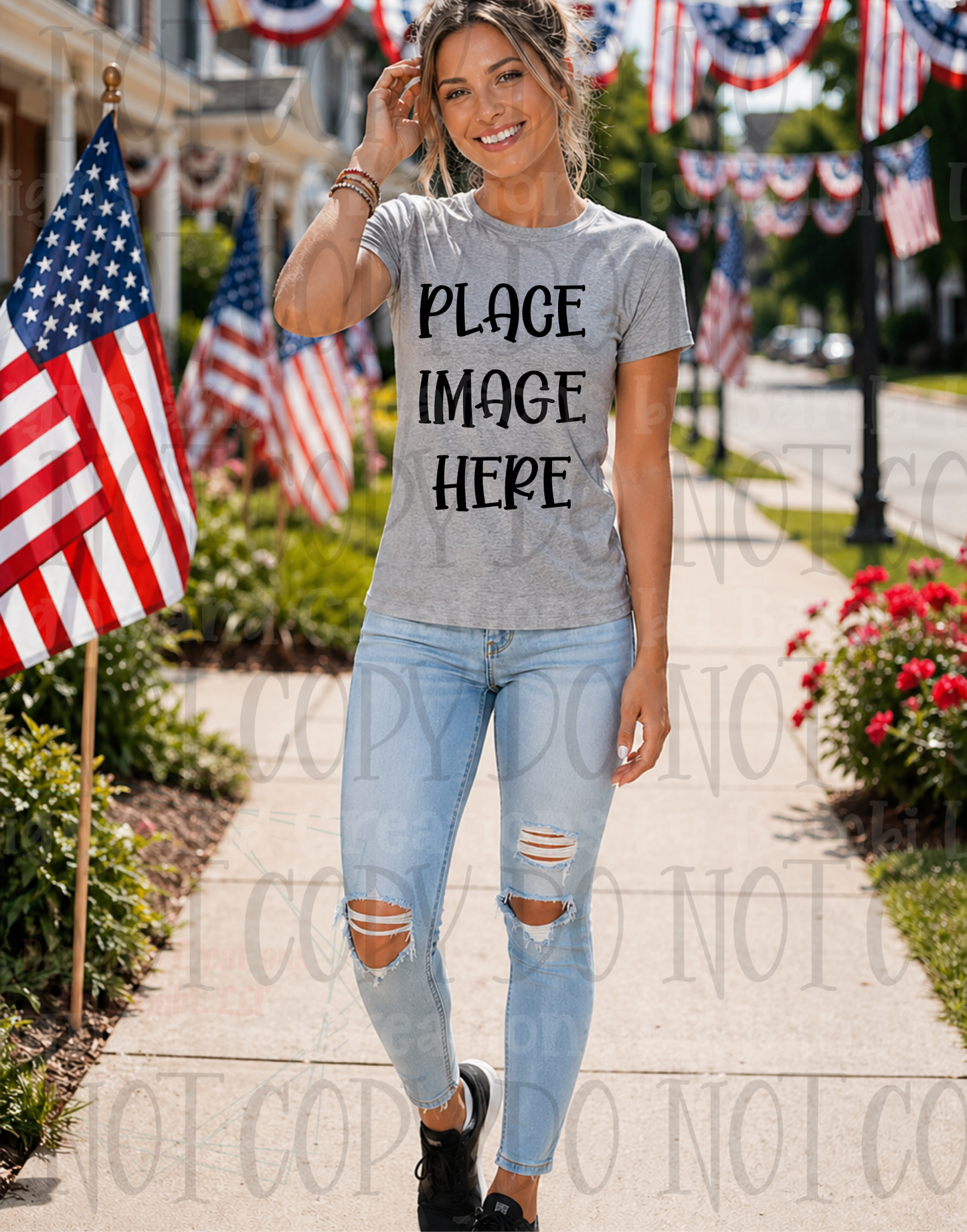 Patriotic-4th of July Outdoors Apparel Mock Ups