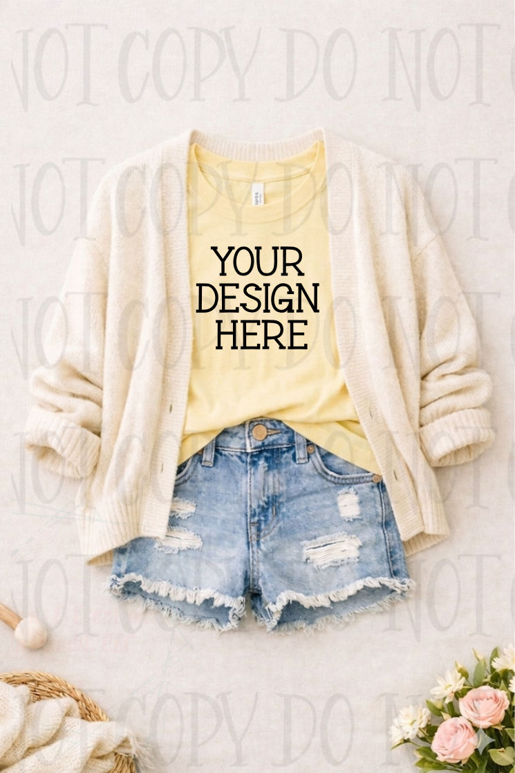 Mommy and Me Boutique Themed Apparel Mock Ups