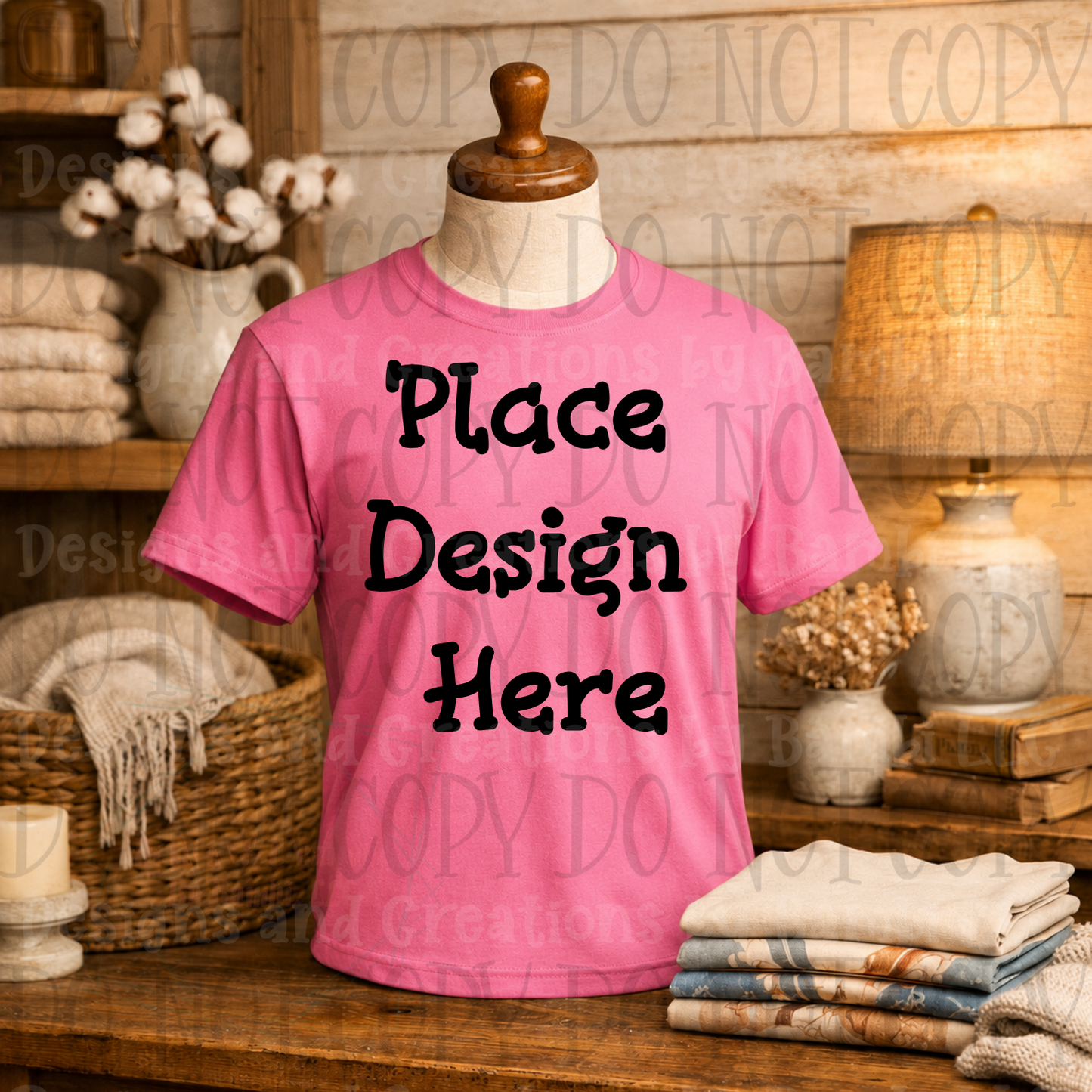 Variety of Western Style Themes and Scene Apparel Mock Ups (Various Brands)