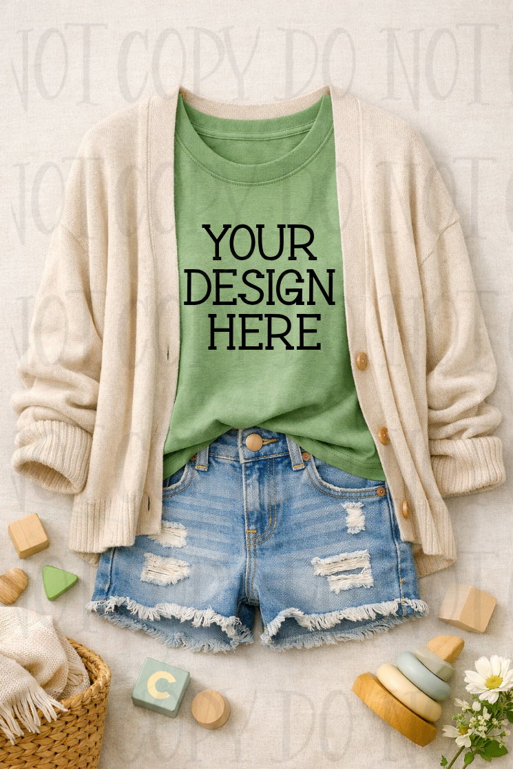 Mommy and Me Boutique Themed Apparel Mock Ups