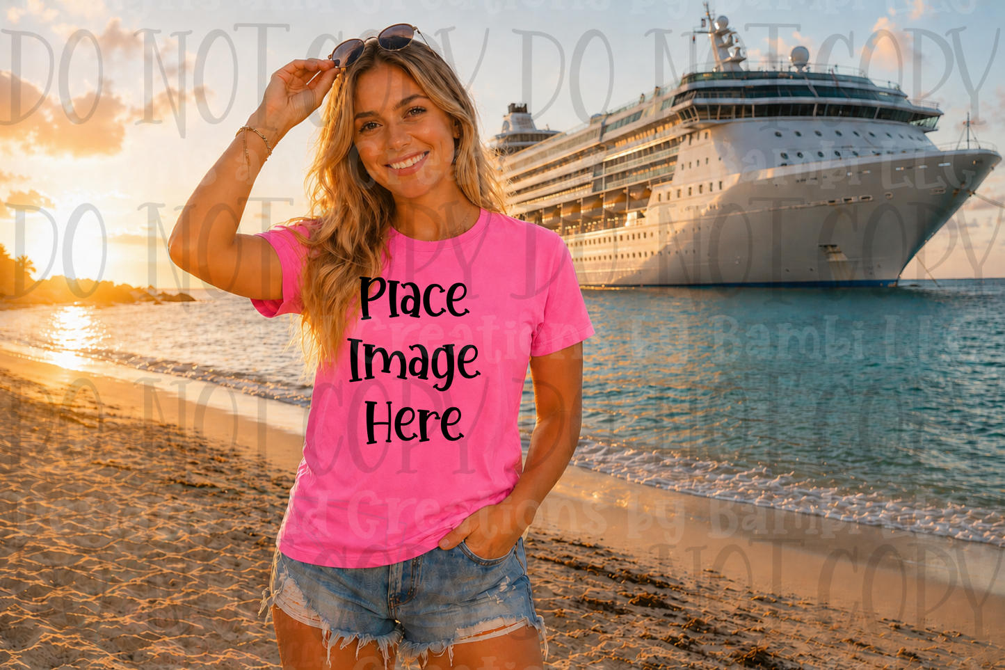 Summer-Cruise Themed Apparel Mock Ups (Bella Canvas and Gildan Brand)
