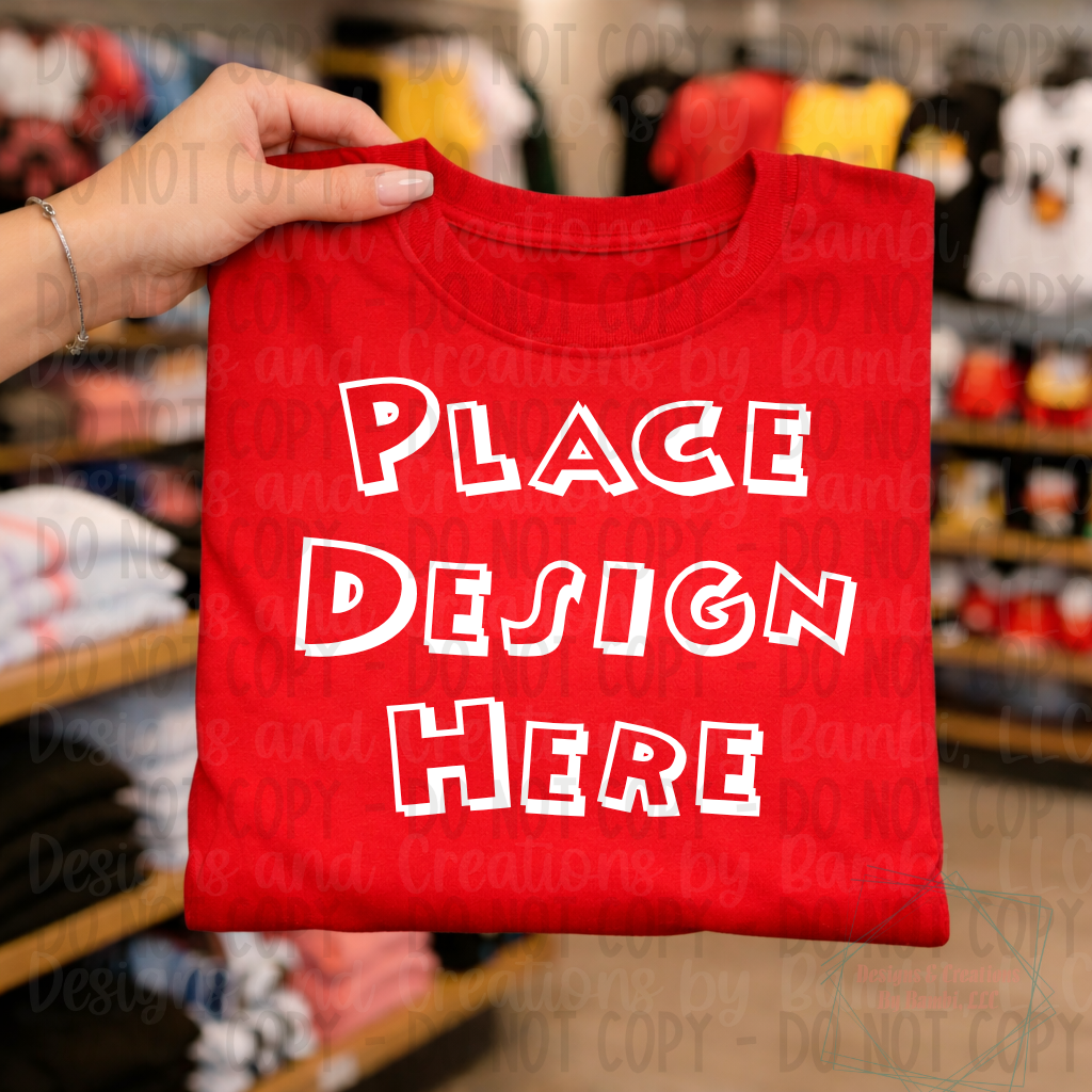 Boutique Themed Indoor Lifestyle Gildan Apparel Mock Ups