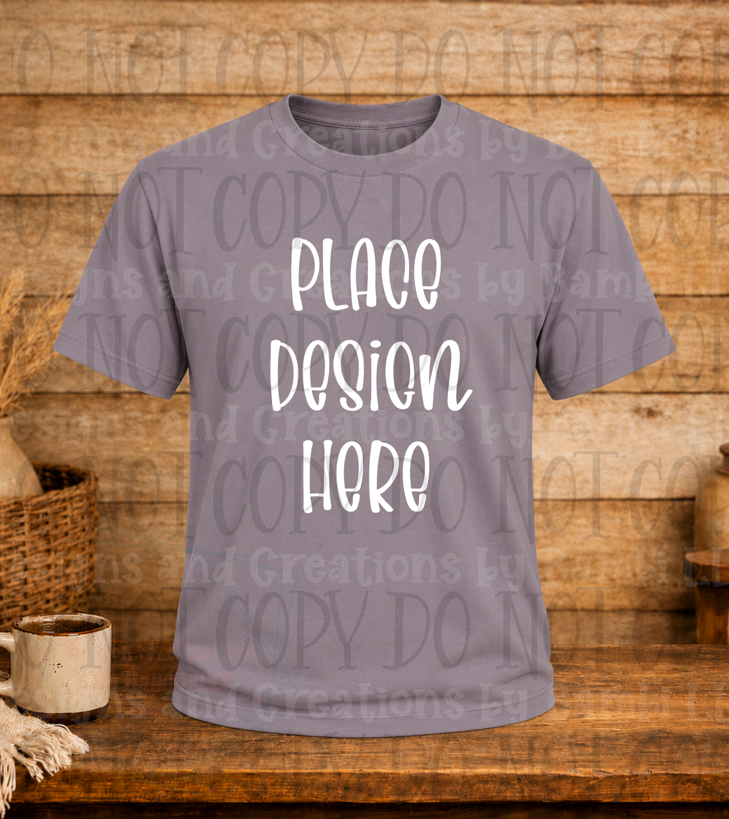 Variety of Boho Style Apparel Mock Ups (Bella Canvas and Gildan Brands)