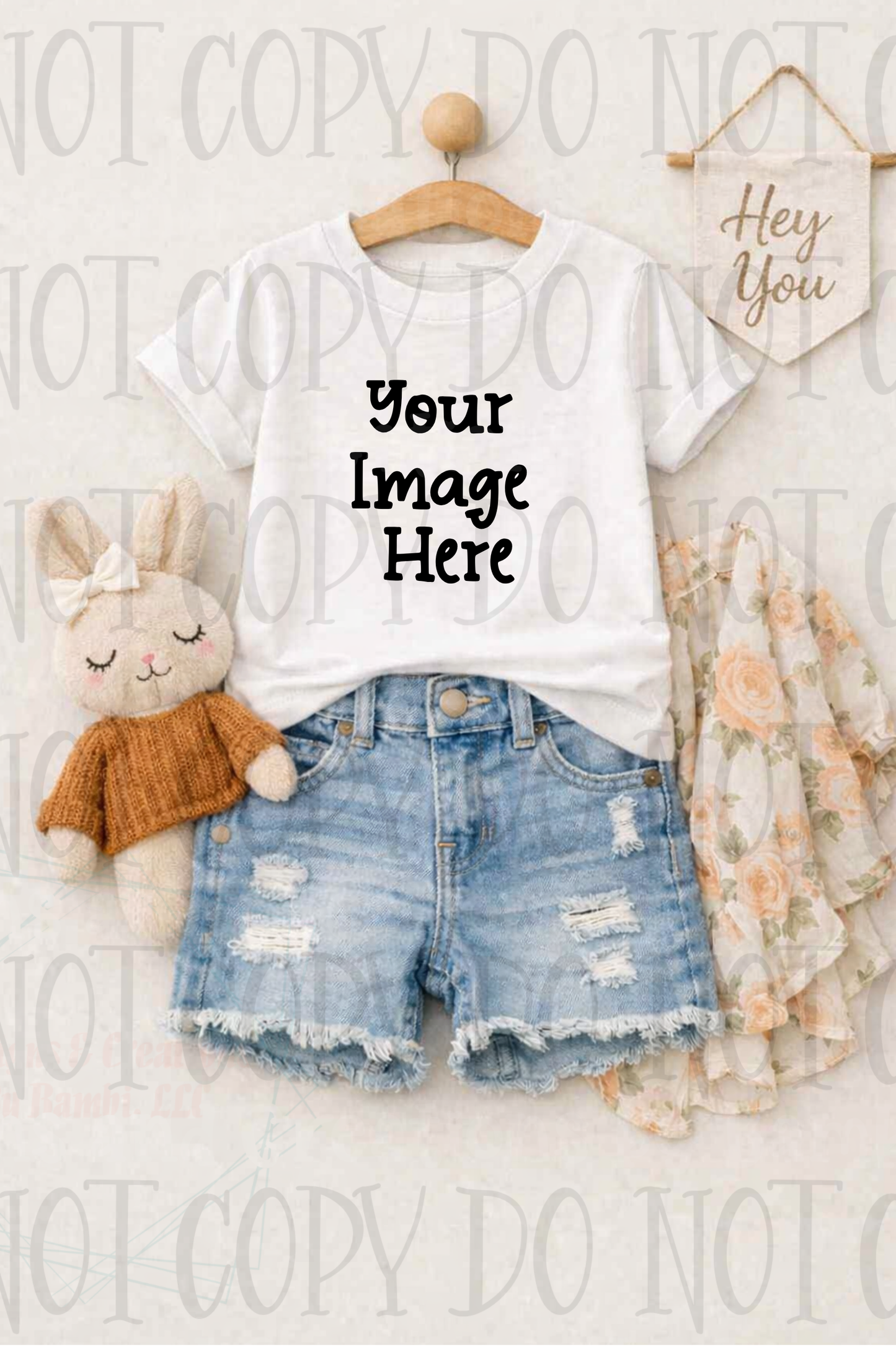 Little Girl Boutique Style Apparel Mock Ups (Gildan Brand)