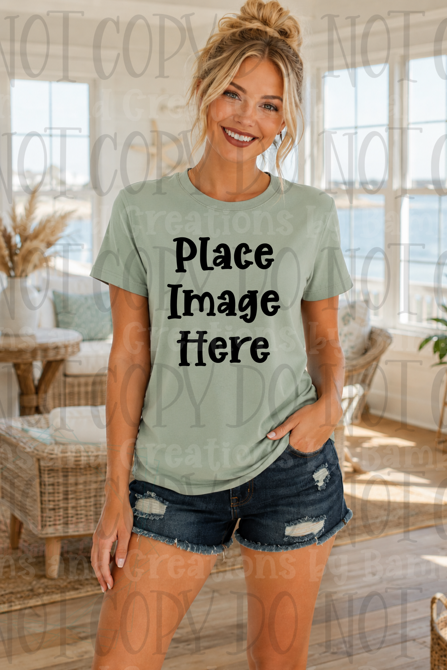 Variety of Boutique Style Shop Adult and Children Apparel Mock Ups (Various Brands)