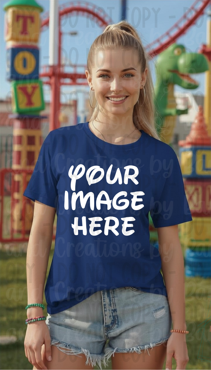All Disney Theme Park Apparel Mock Ups