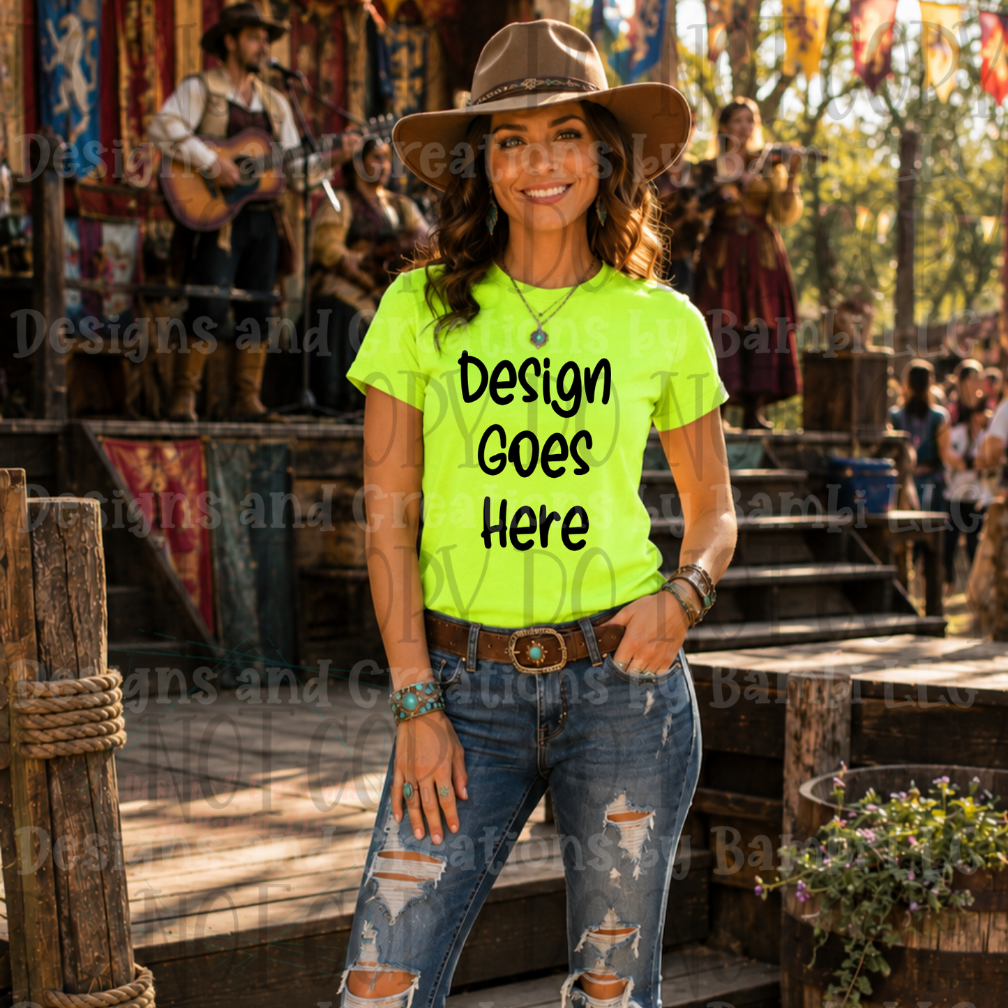 Renaissance Scene Apparel Mock Ups (Gildan Brand Only)