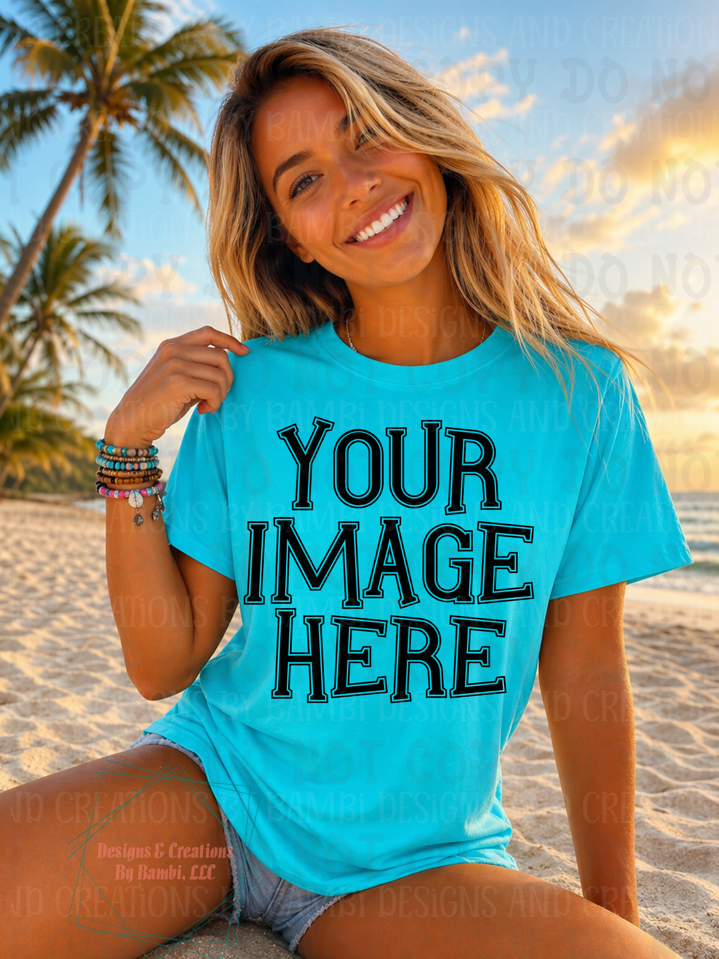 Beach-Cruise Gildan Apparel Mock Ups