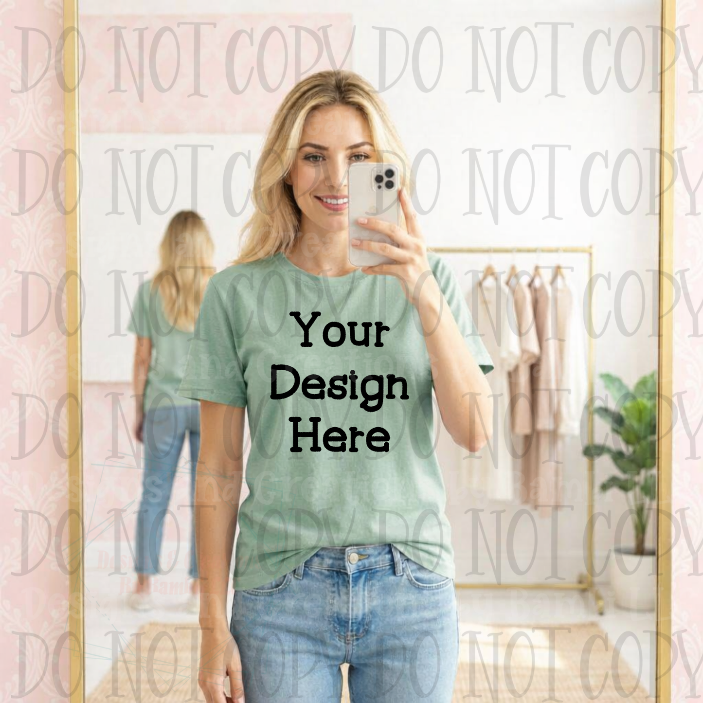 Variety of Boutique Style Apparel Mock Ups (Bella Canvas and Gildan Brands)