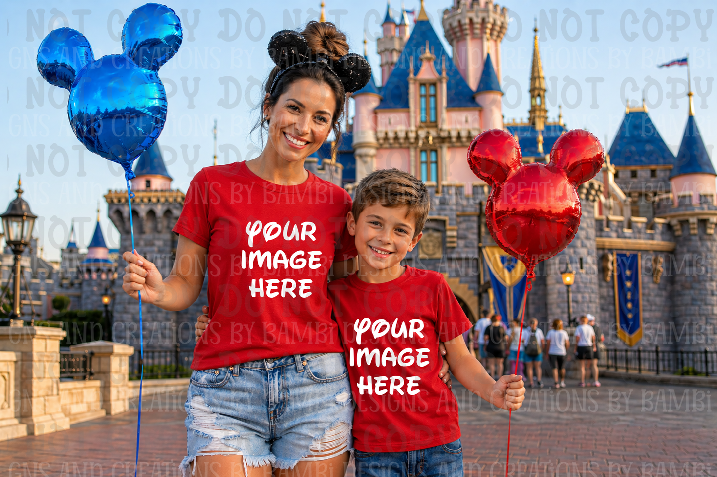 All Disney Theme Park Apparel Mock Ups