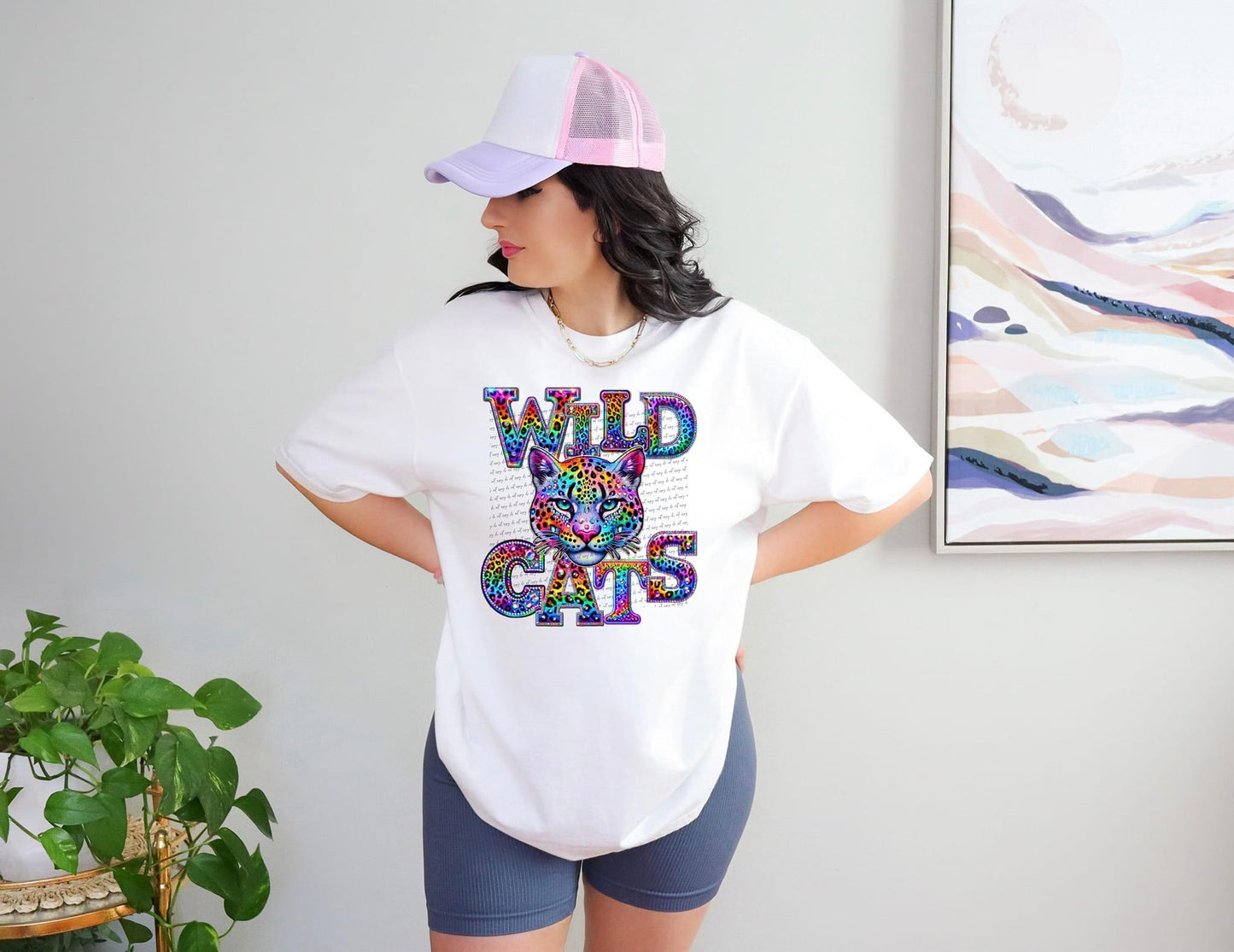 Mascots Rhinestone Leopard Rainbow Collection