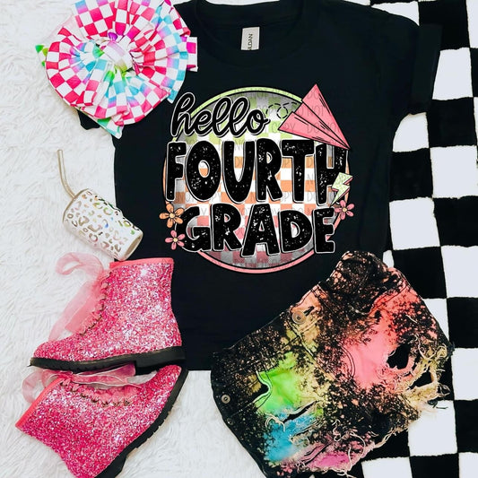 Hello School Grades with Paper Planes (Pink) Collection