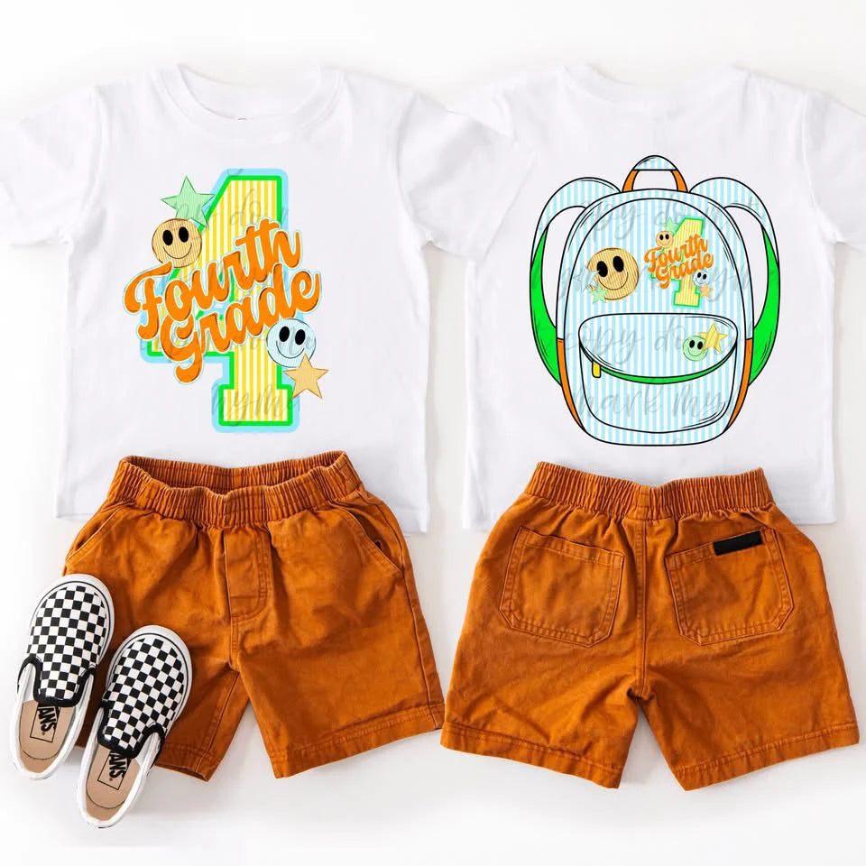 Seersucker Back To Schoo (Front/Back) Collection (Boy)