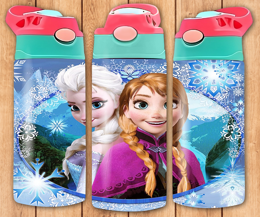 It's the Princess Sisters 12 oz Flip Top Tumbler