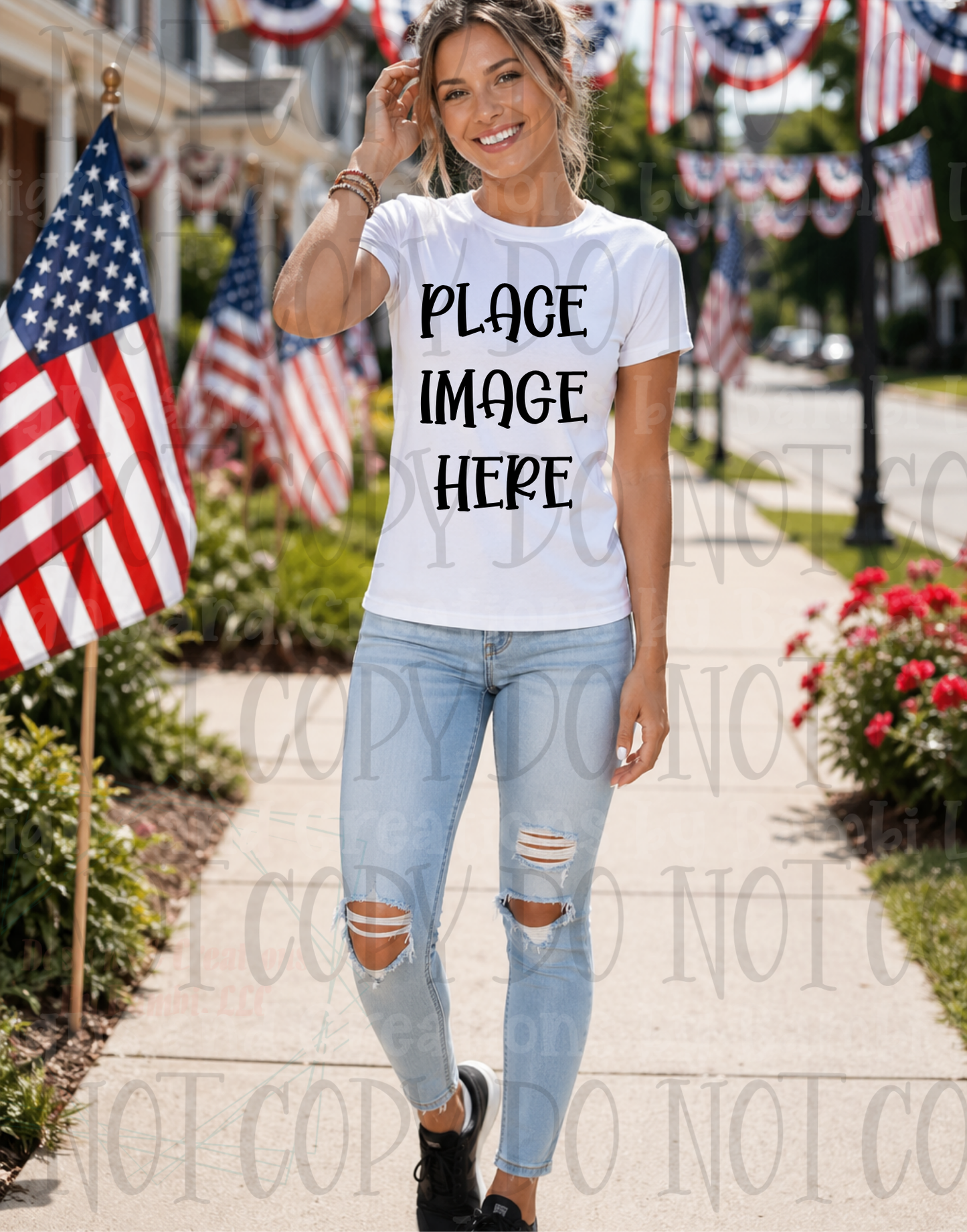 Patriotic-4th of July Outdoors Apparel Mock Ups