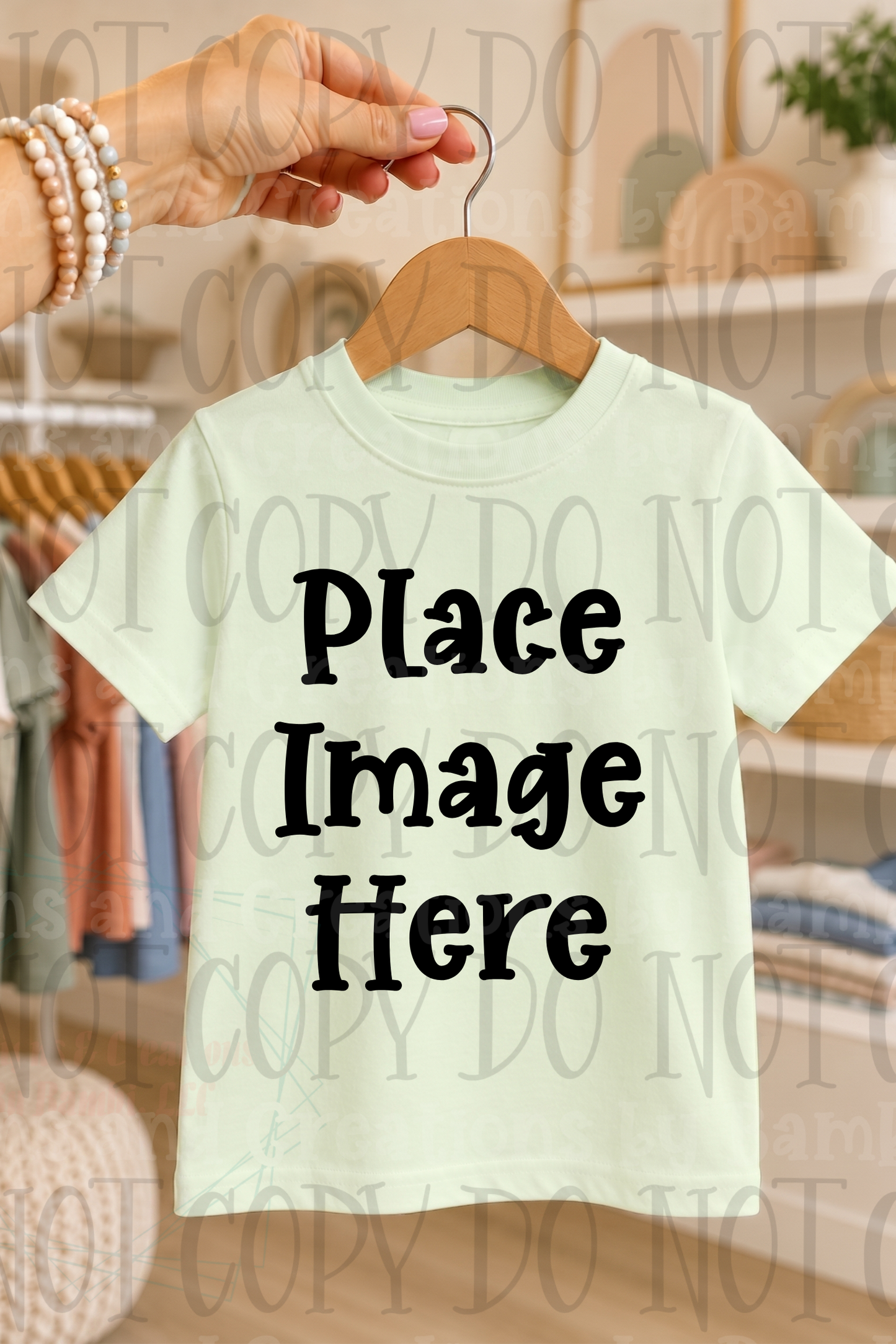 Variety of Boutique Style Shop Adult and Children Apparel Mock Ups (Various Brands)