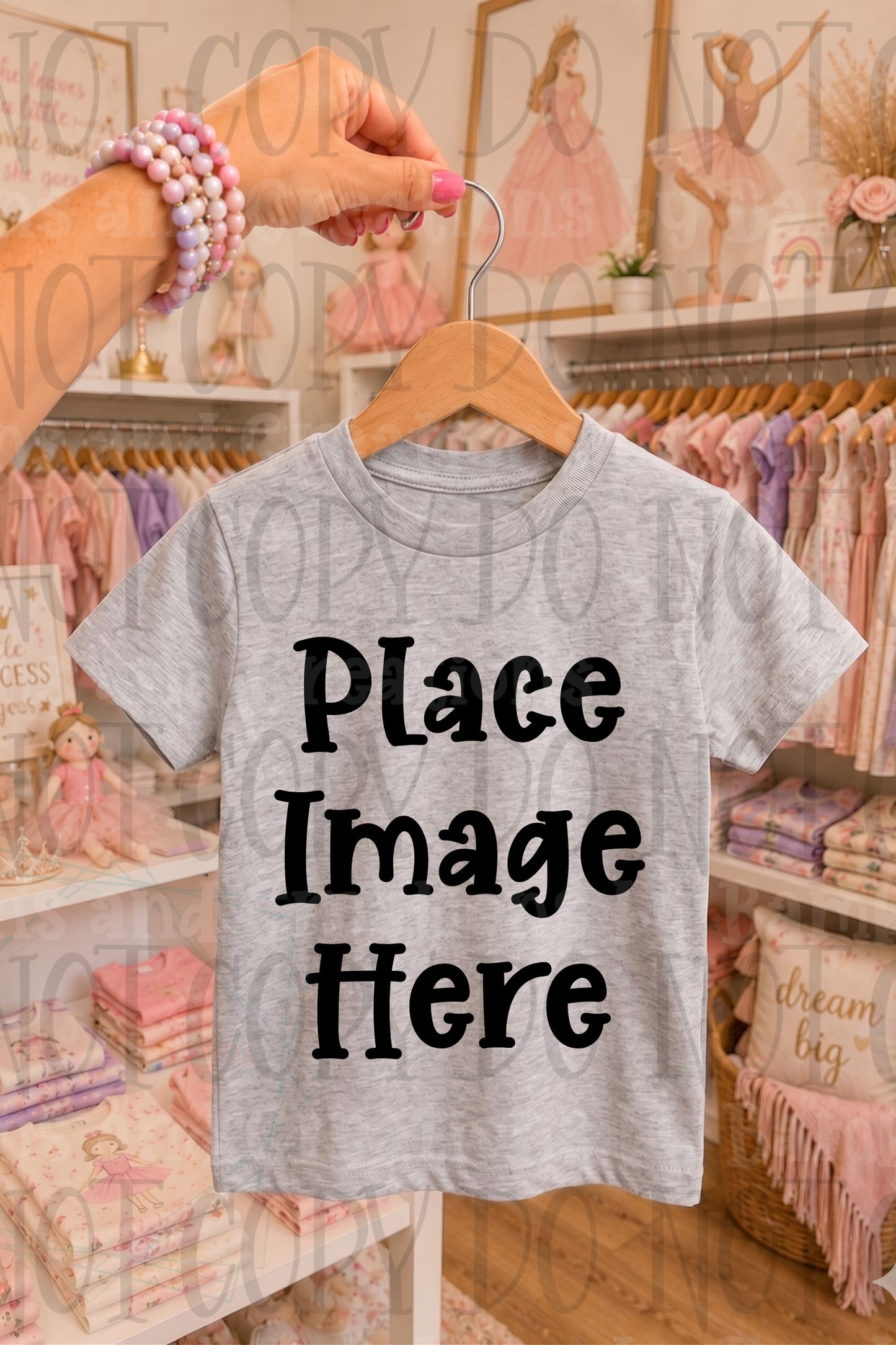 Variety of Boutique Style Shop Adult and Children Apparel Mock Ups (Various Brands)