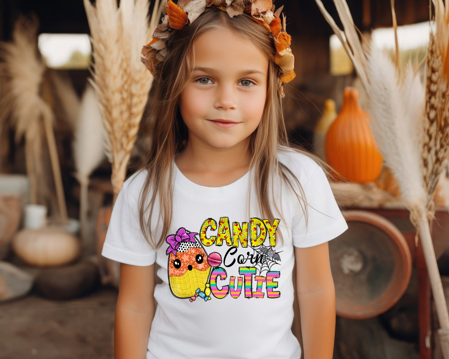 Candy Corn Cutie Completed Shirt- Kid
