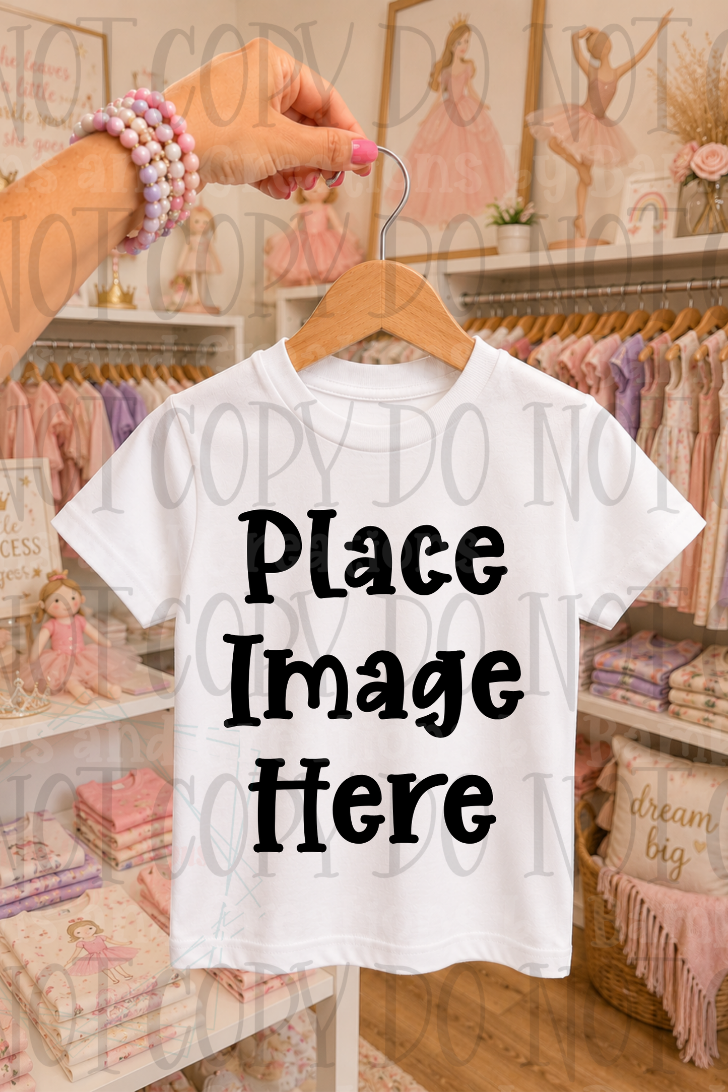 Variety of Boutique Style Shop Adult and Children Apparel Mock Ups (Various Brands)