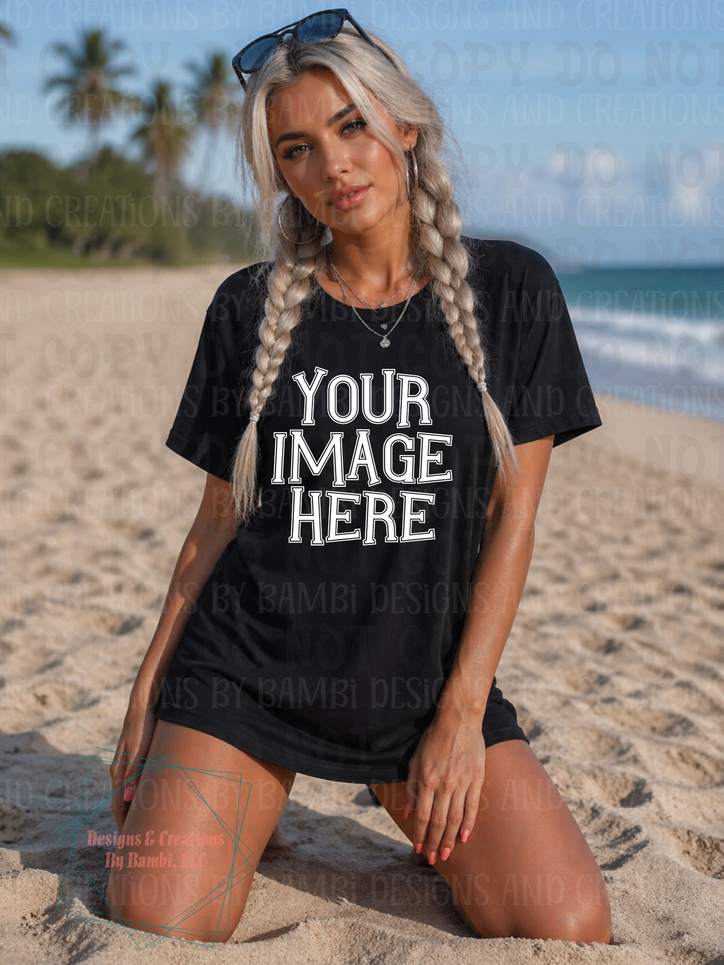 Beach-Cruise Gildan Apparel Mock Ups