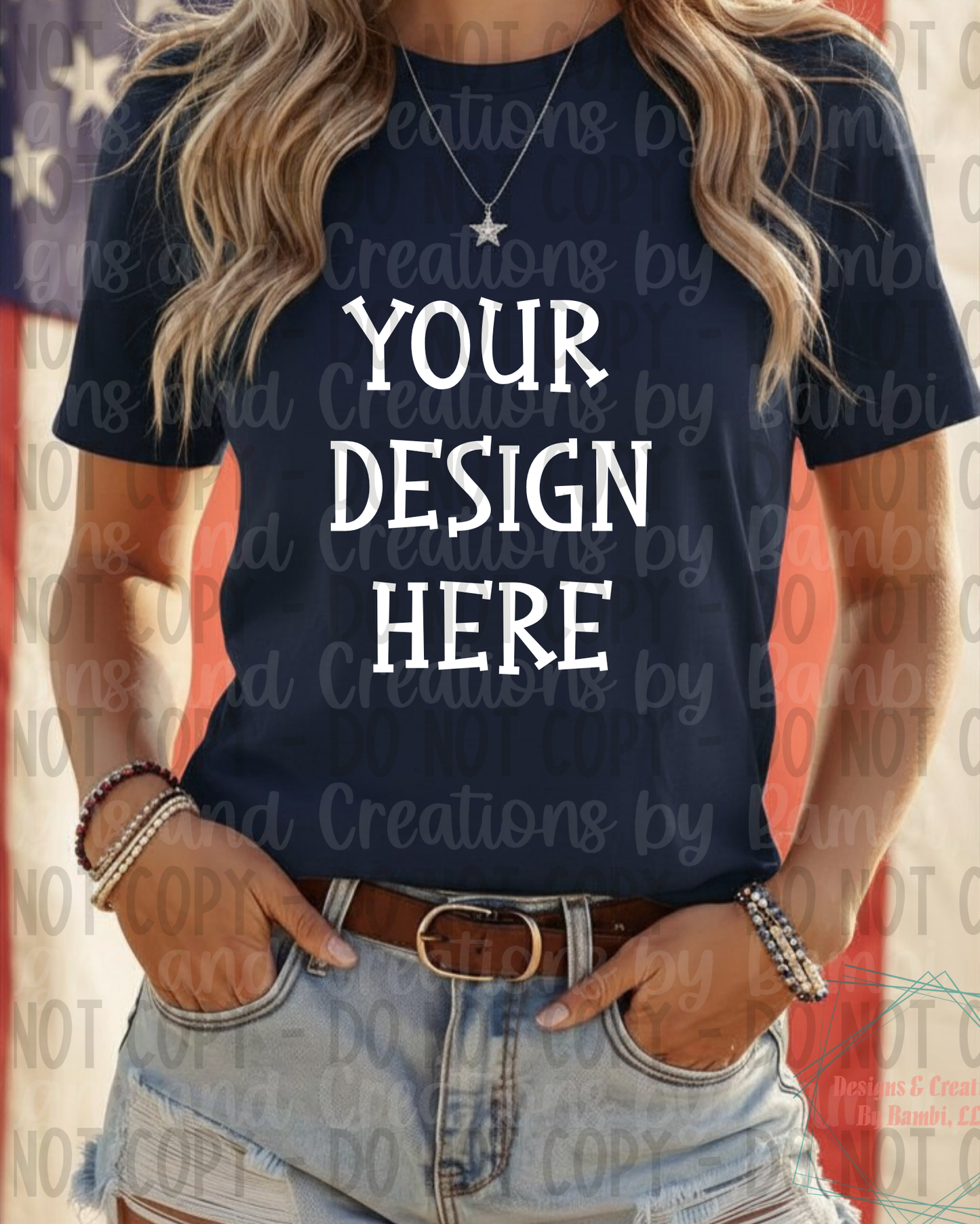 Patriotic- 4th of July Gildan Apparel Mock Ups