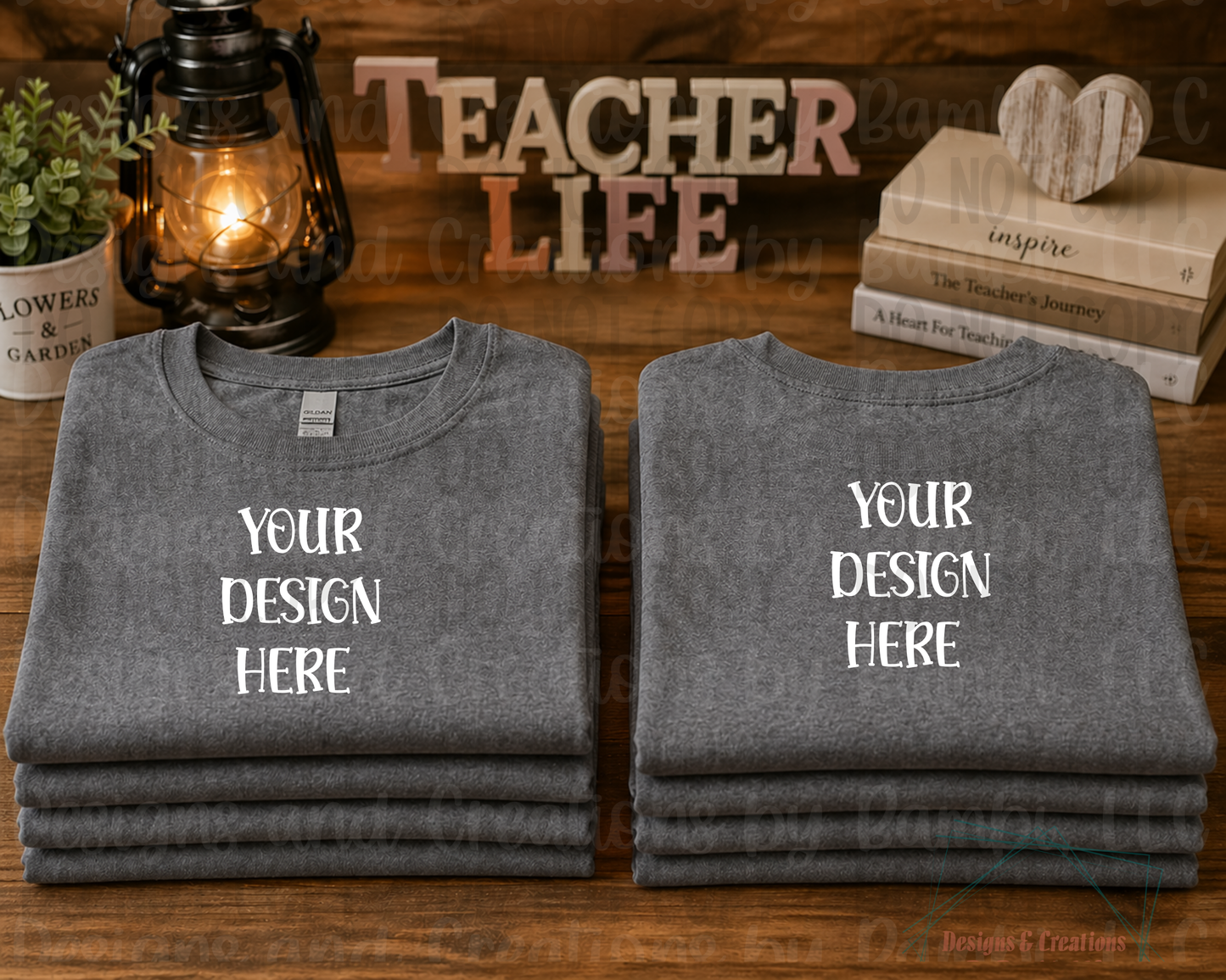 Teacher Life Gildan Apparel Mock Ups