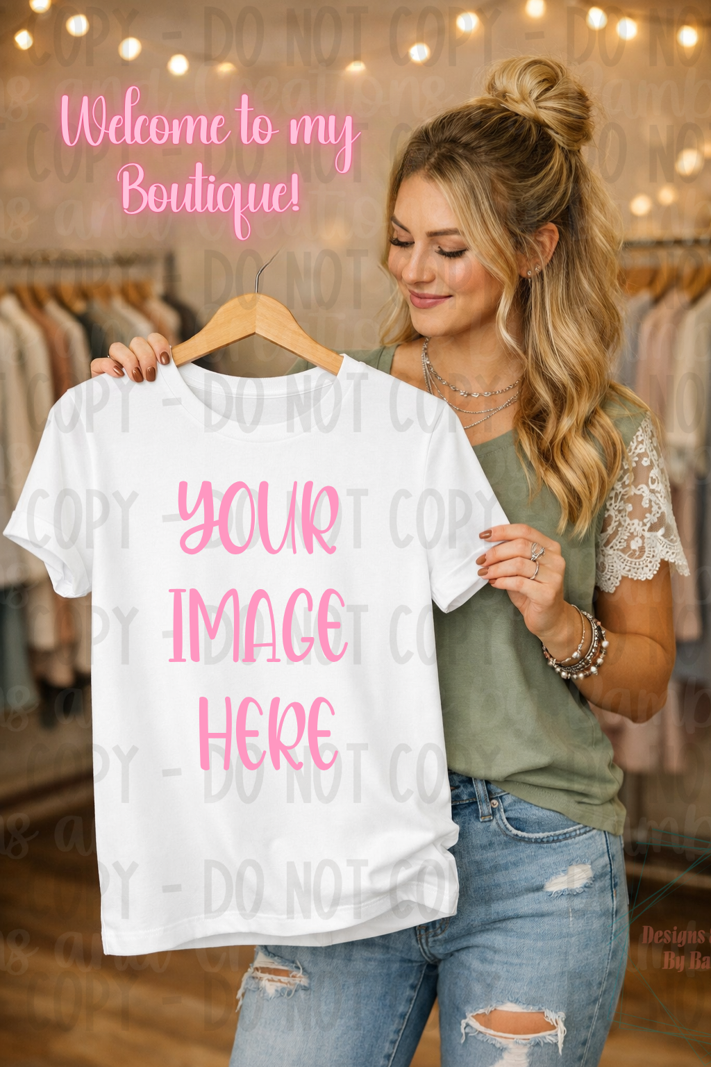 Boutique Themed Indoor Lifestyle Gildan Apparel Mock Ups