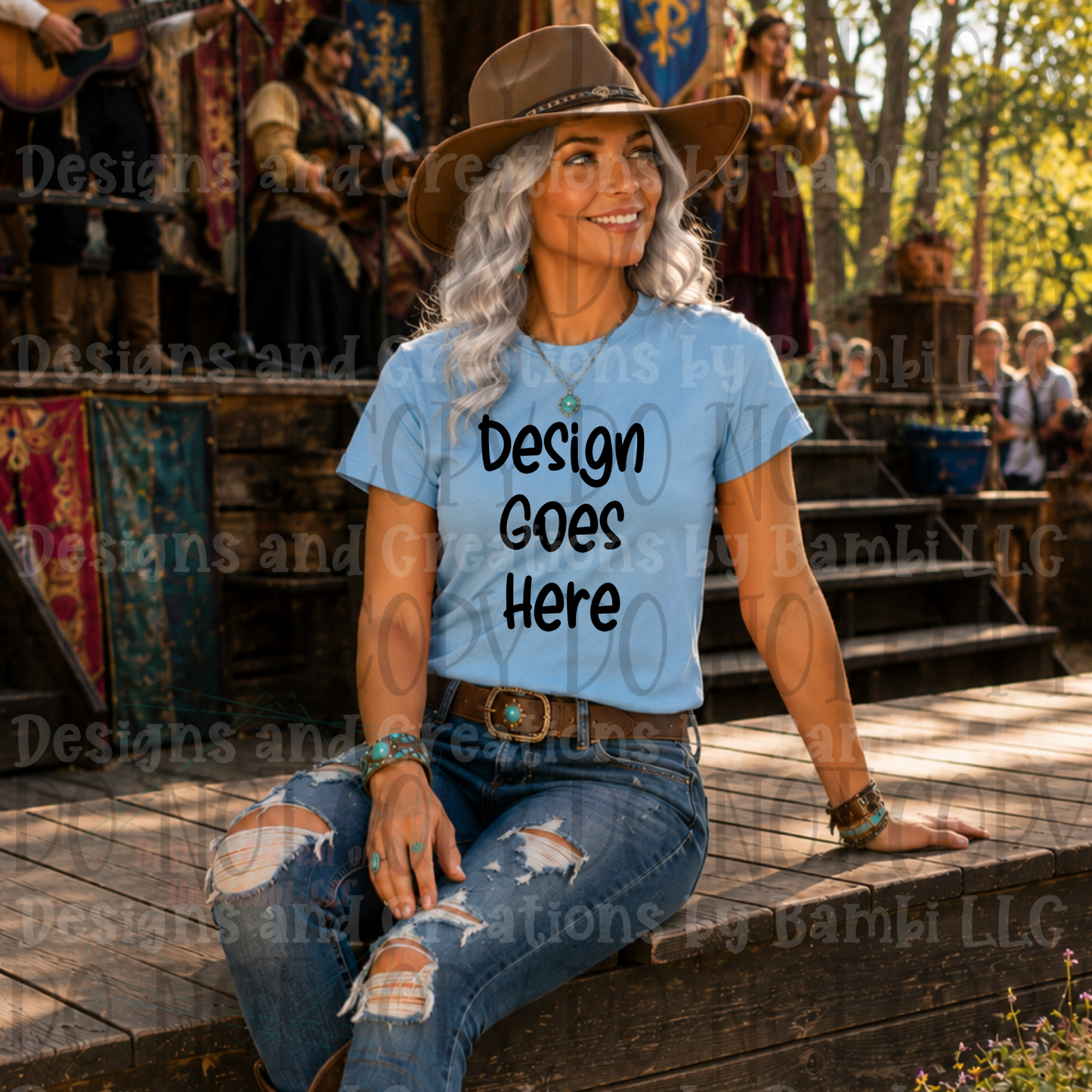 Renaissance Scene Apparel Mock Ups (Gildan Brand Only)