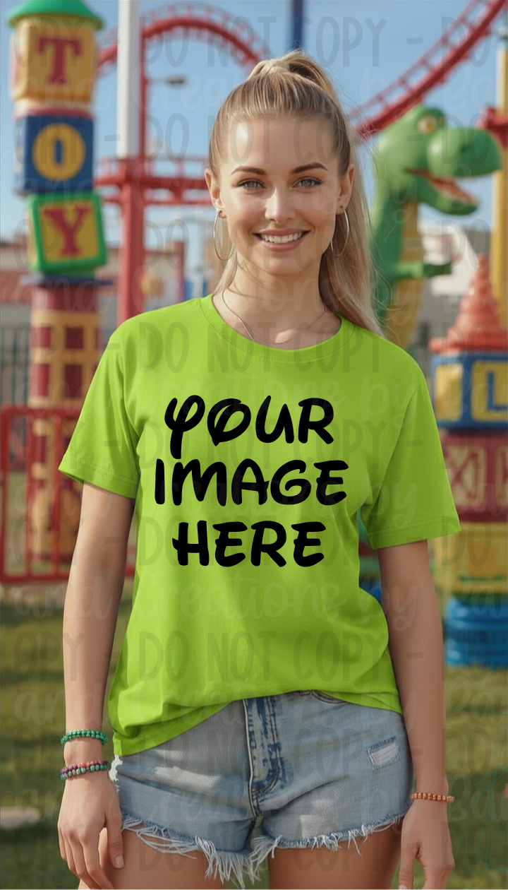 All Disney Theme Park Apparel Mock Ups