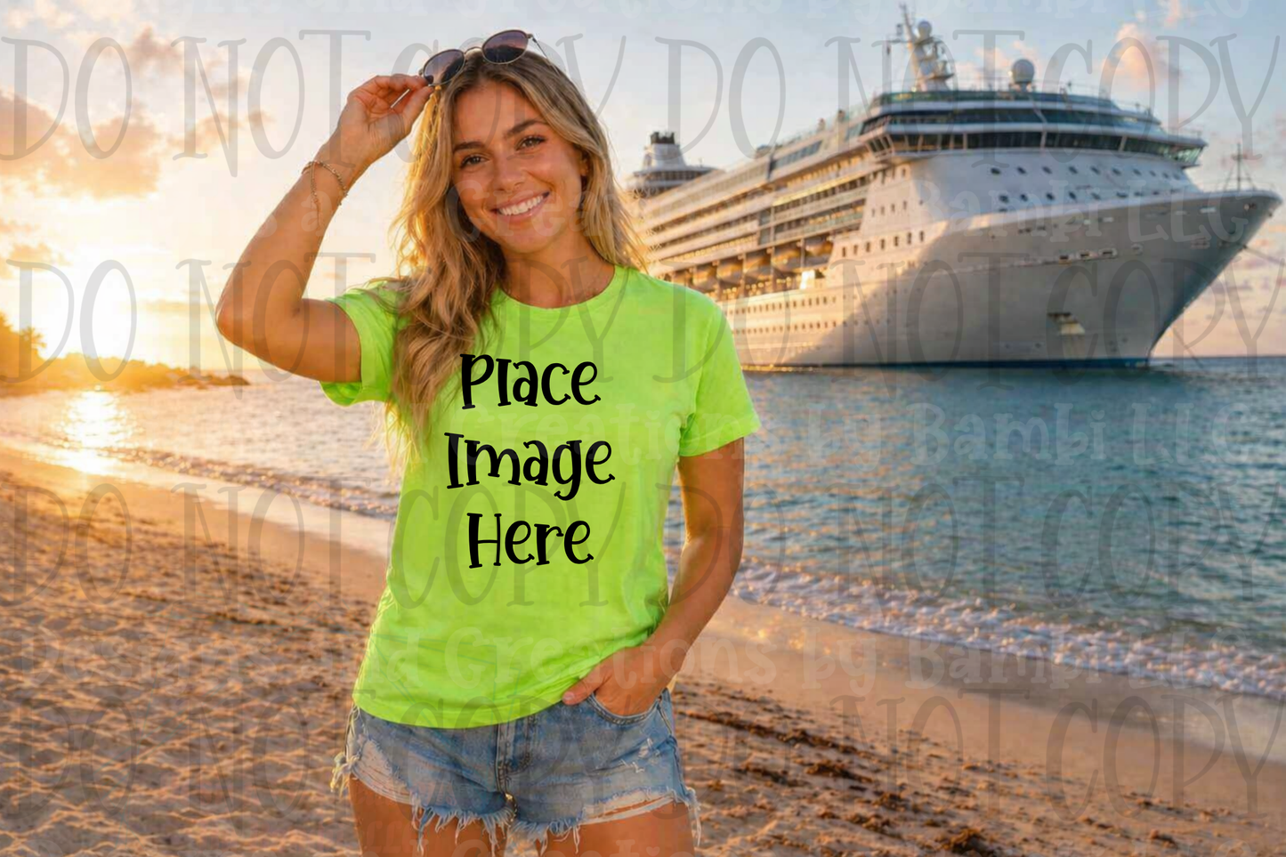 Summer-Cruise Themed Apparel Mock Ups (Bella Canvas and Gildan Brand)