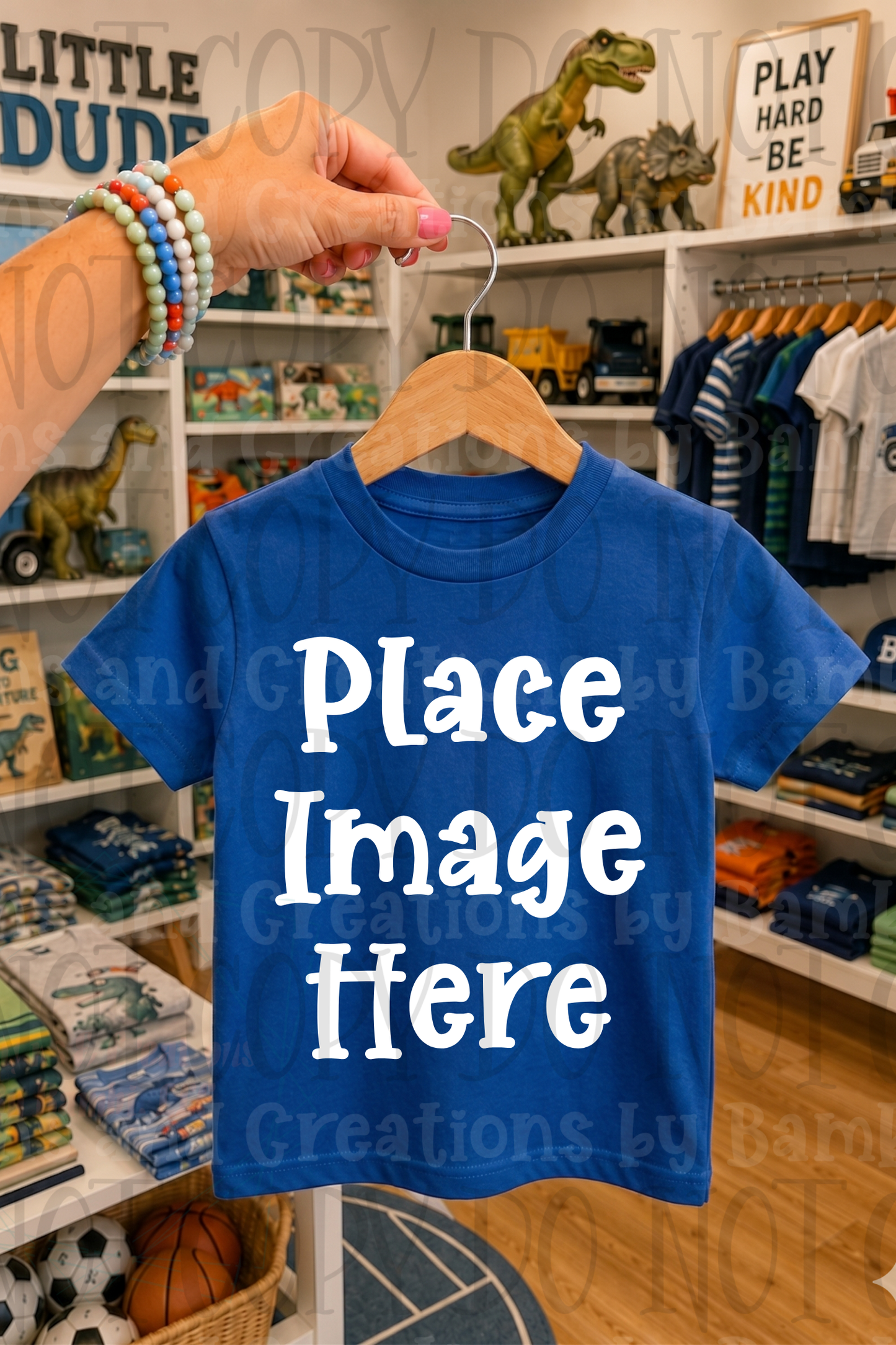 Variety of Boutique Style Shop Adult and Children Apparel Mock Ups (Various Brands)