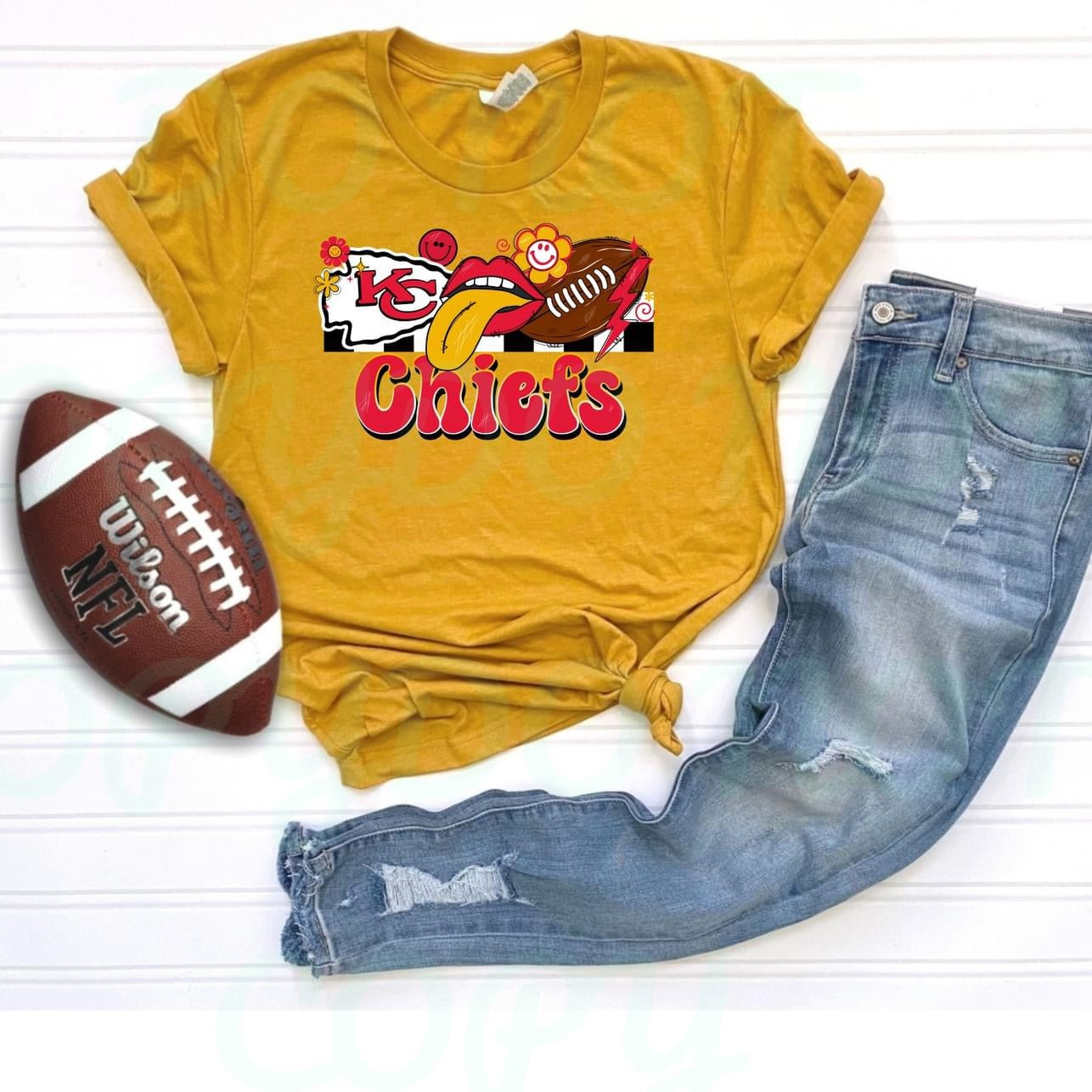 Doodle Chiefs with Football