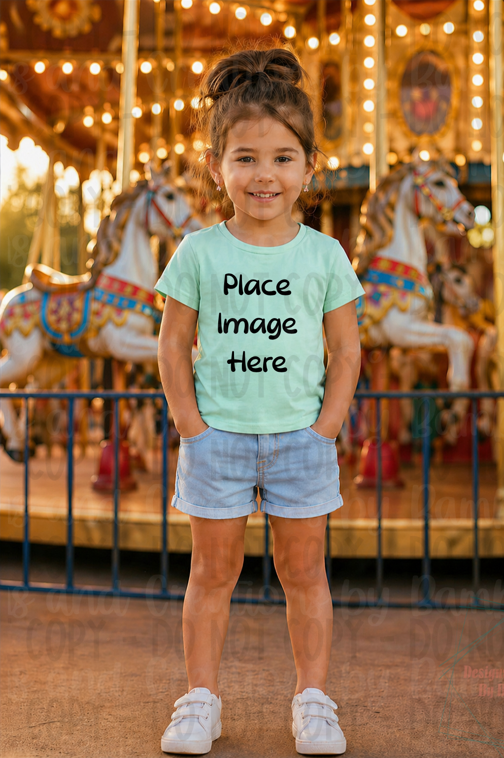 Child Theme Park Gildan Apparel Mock Ups