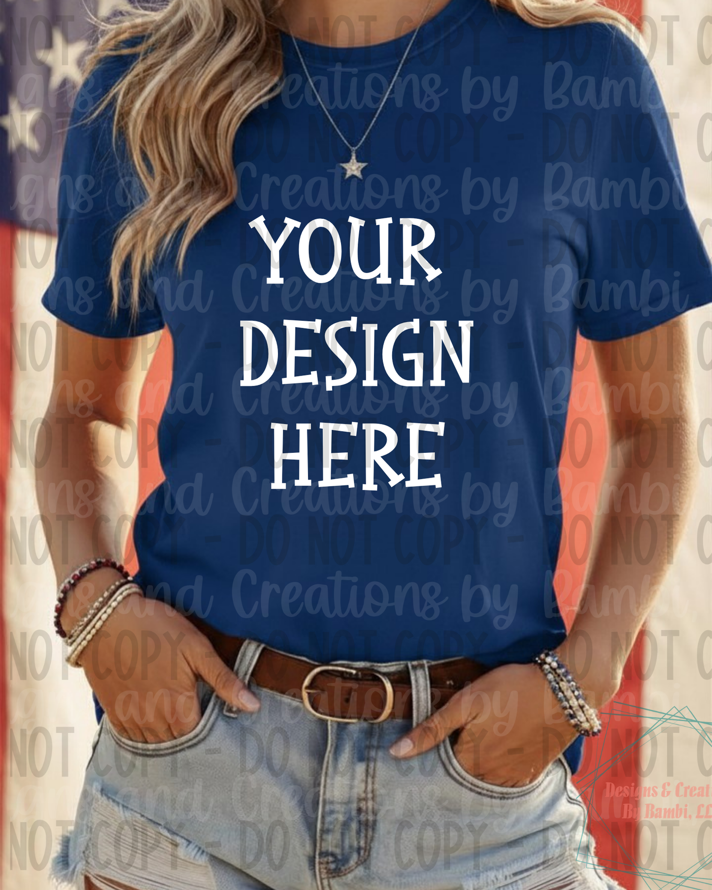 Patriotic- 4th of July Gildan Apparel Mock Ups