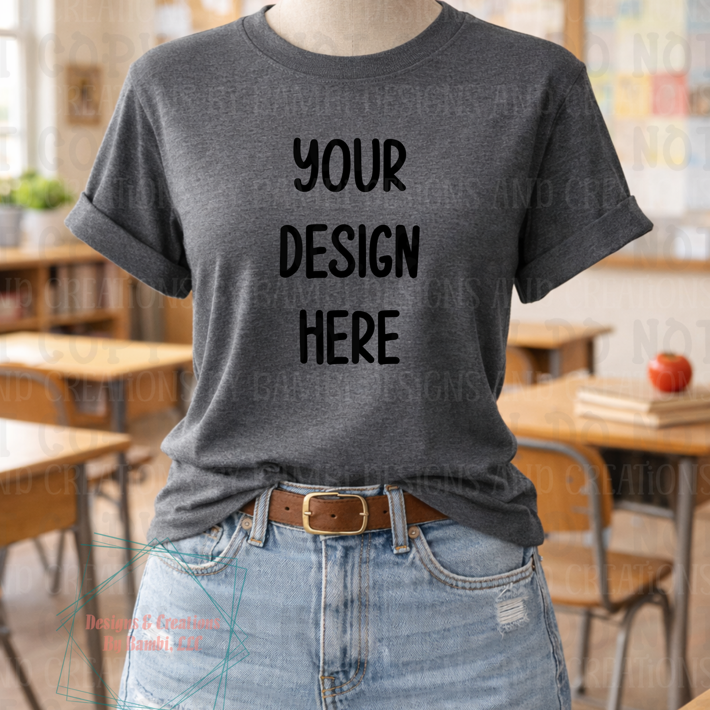 Classroom Boutique Tshirt Apparel Mock Ups