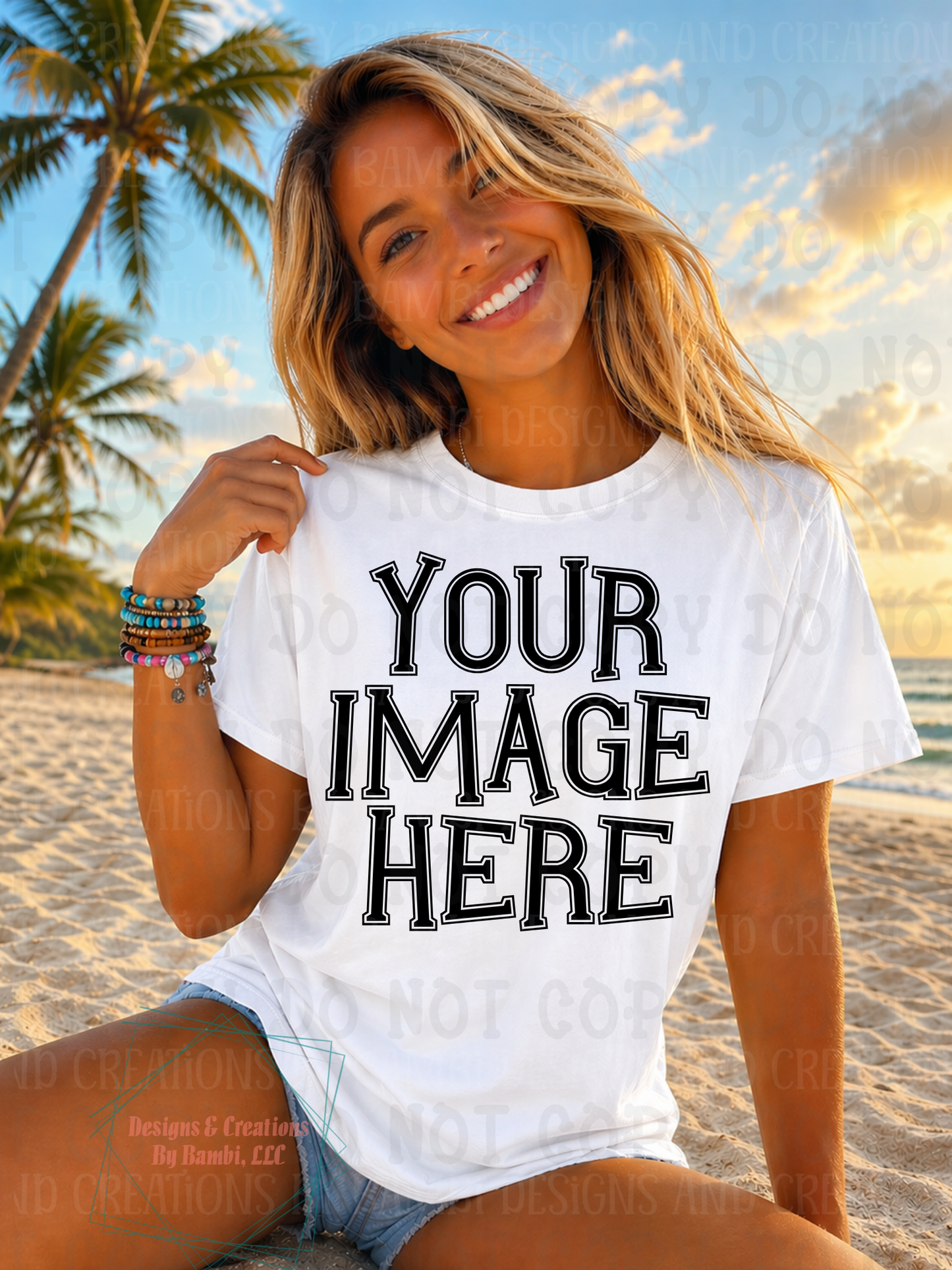 Beach-Cruise Gildan Apparel Mock Ups