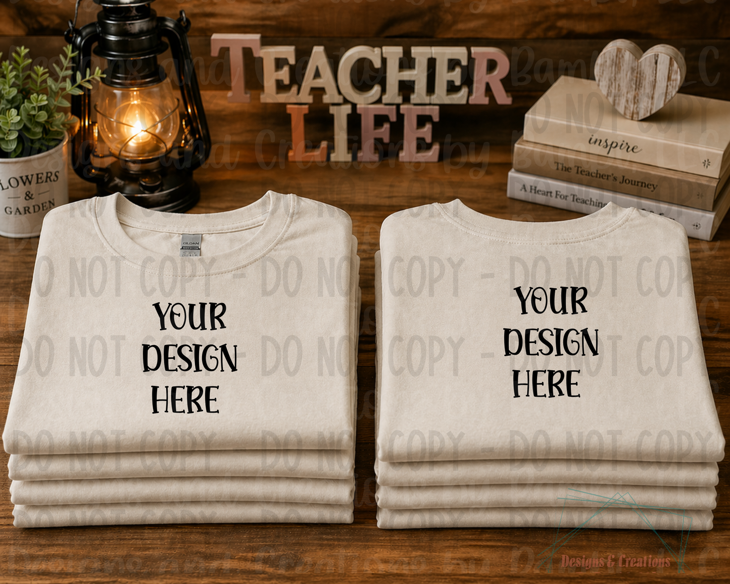 Teacher Life Gildan Apparel Mock Ups
