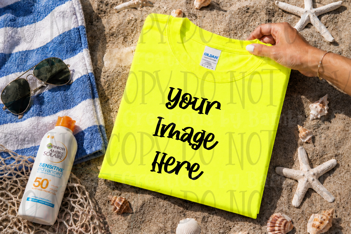 Summer Beach-Lake Apparel Mock Ups (Various Brands)