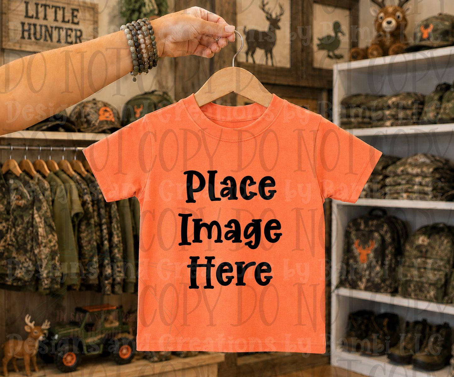 Variety of Boutique Style Shop Adult and Children Apparel Mock Ups (Various Brands)