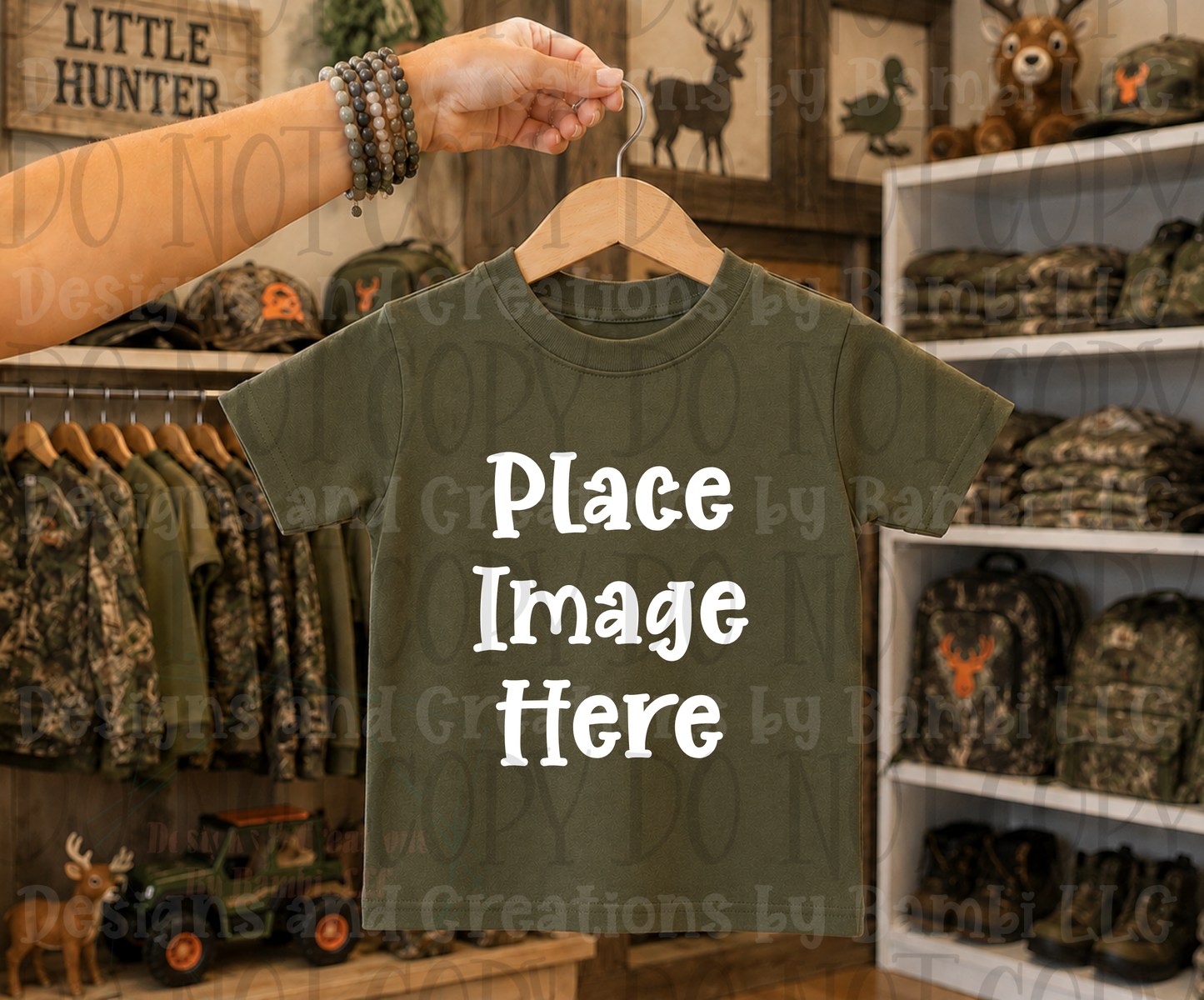 Variety of Boutique Style Shop Adult and Children Apparel Mock Ups (Various Brands)