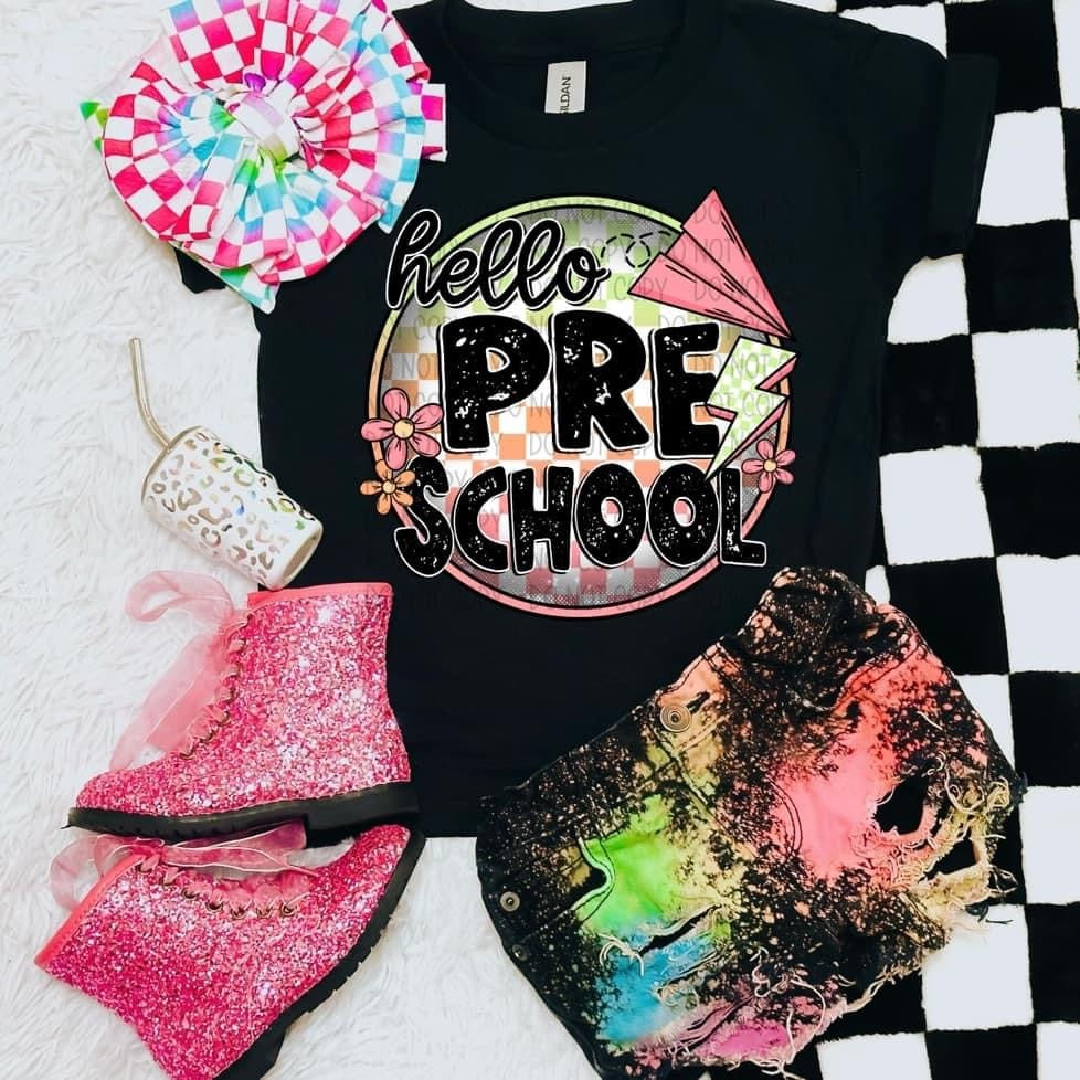 Hello School Grades with Paper Planes (Pink) Collection