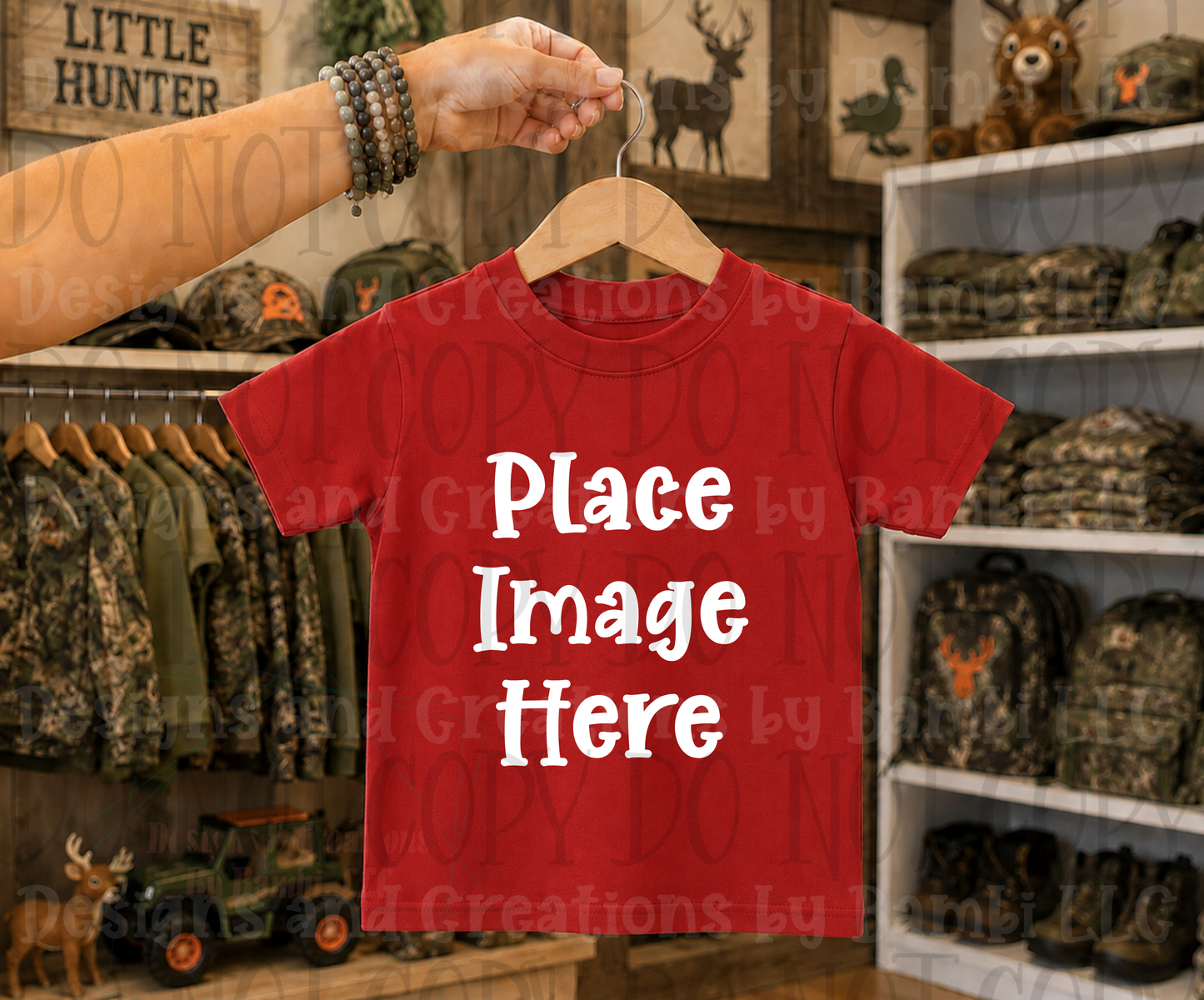 Variety of Boutique Style Shop Adult and Children Apparel Mock Ups (Various Brands)