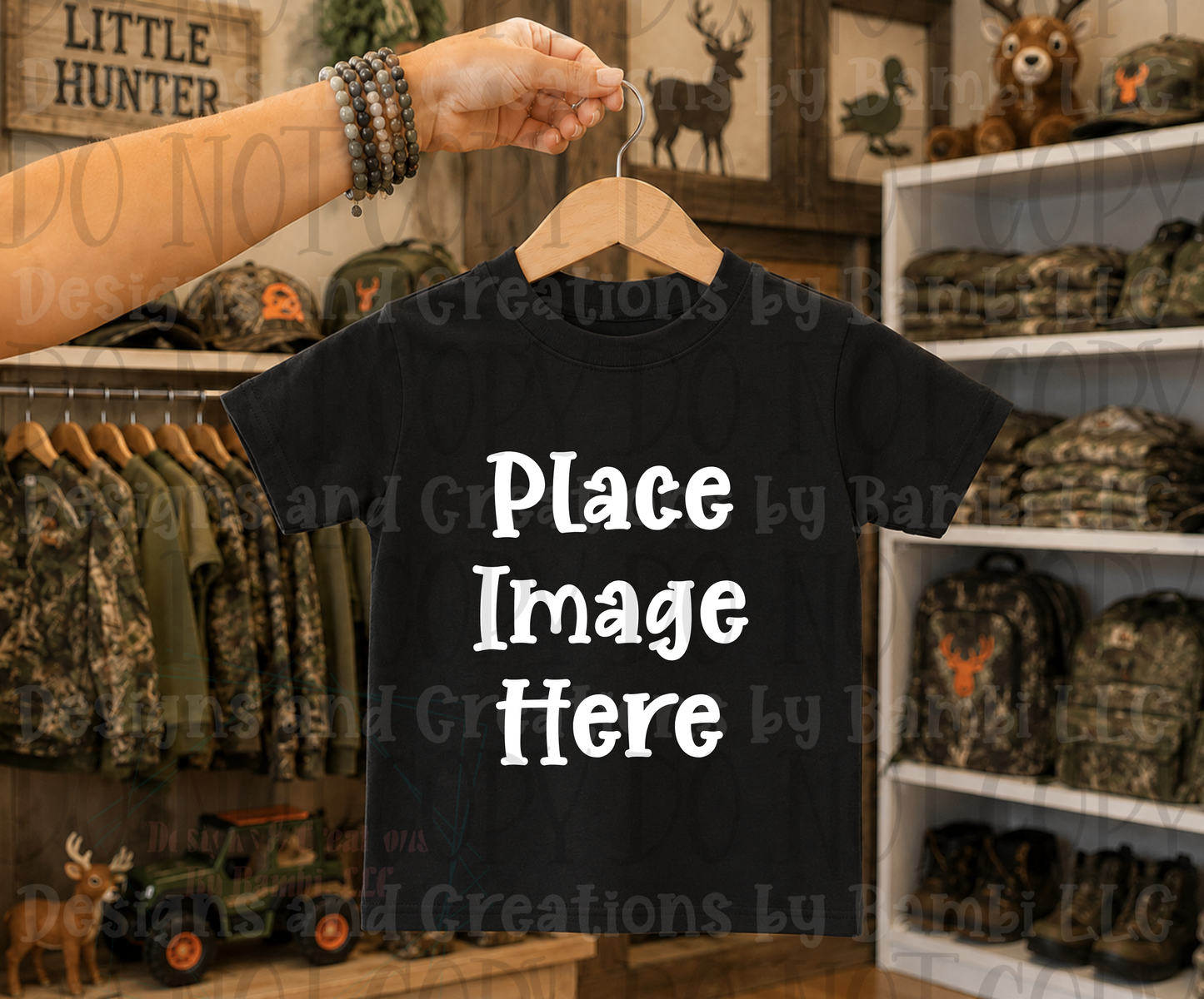 Variety of Boutique Style Shop Adult and Children Apparel Mock Ups (Various Brands)