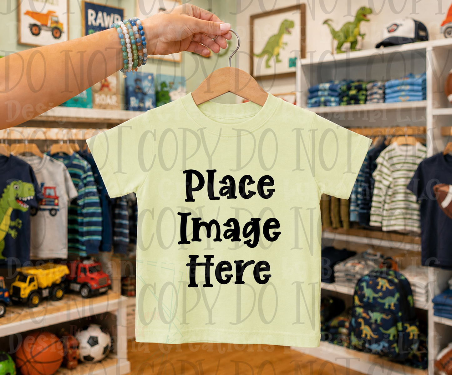 Variety of Boutique Style Shop Adult and Children Apparel Mock Ups (Various Brands)