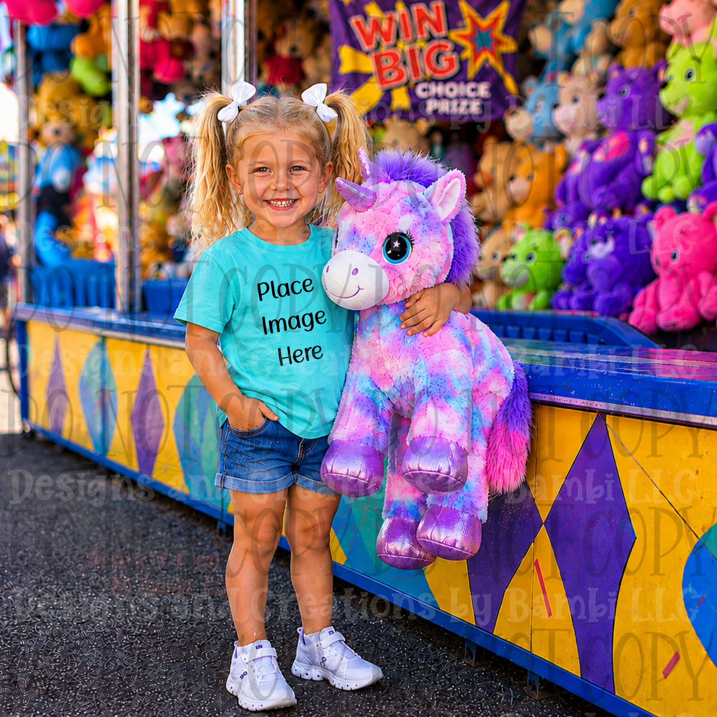State Fair and Amusement Park Themed Apparel Mock Ups (Variety of Brands)