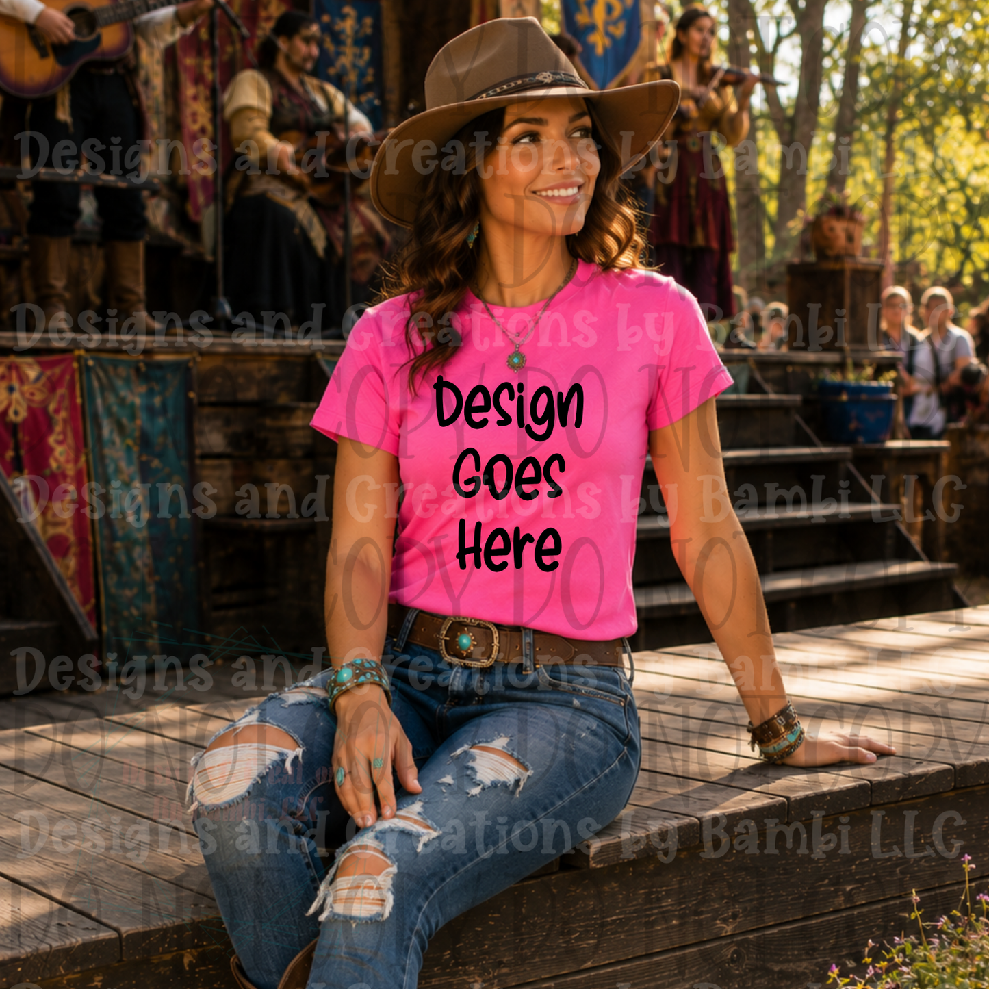 Renaissance Scene Apparel Mock Ups (Gildan Brand Only)
